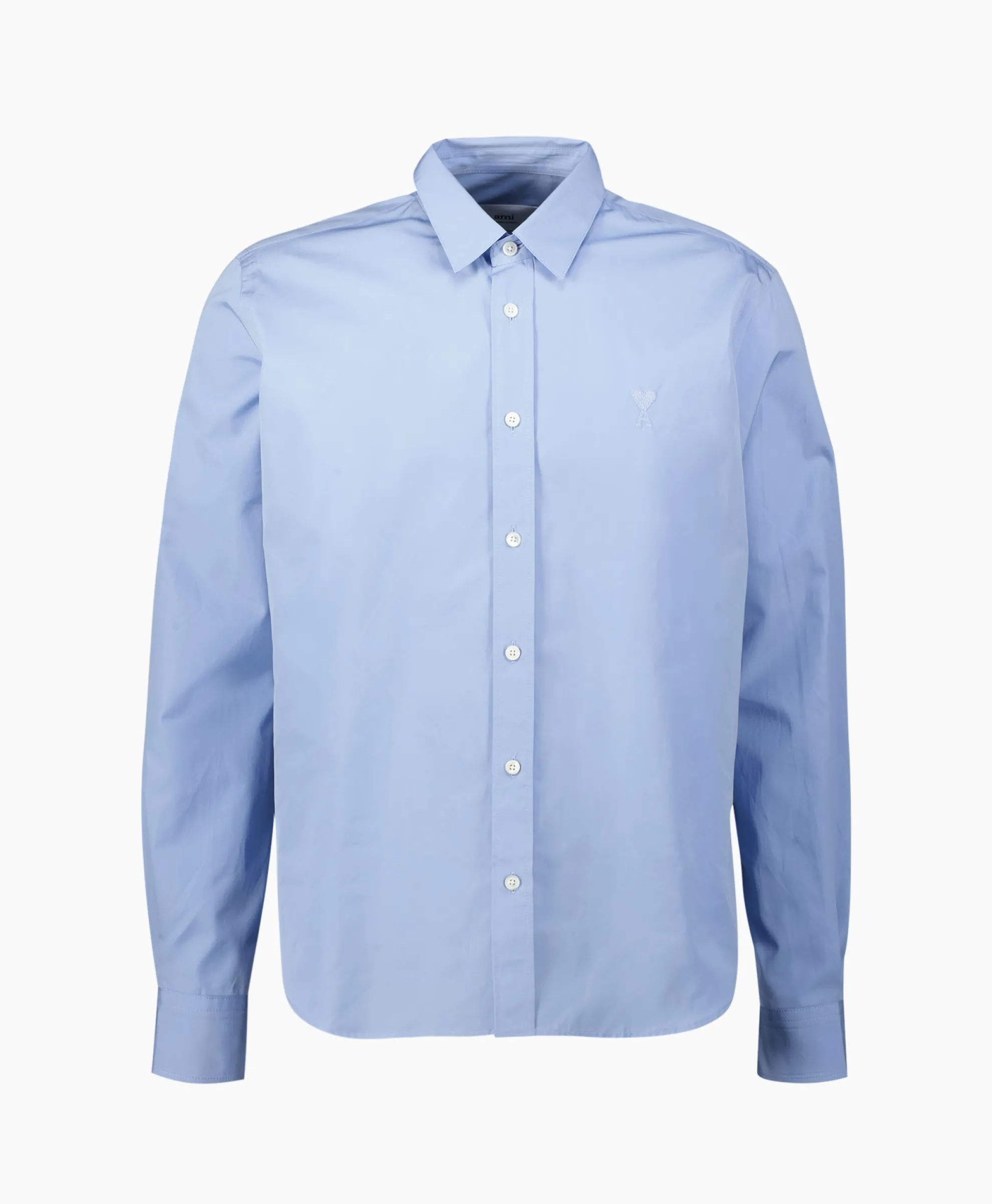 Ami Paris Overhemd Classic Licht Blauw