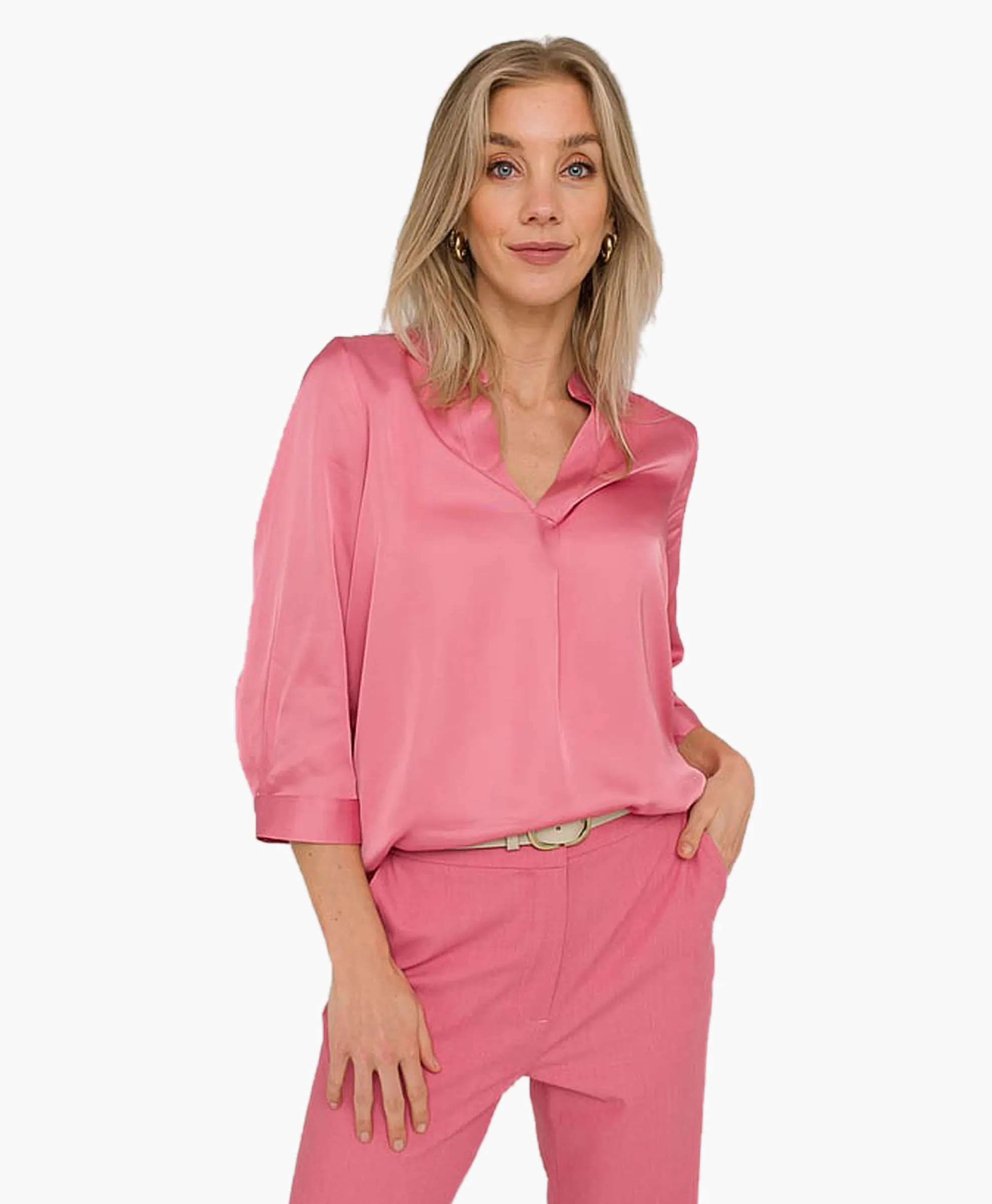 Anna Van Toor Blouse 32A05-03396 Rood