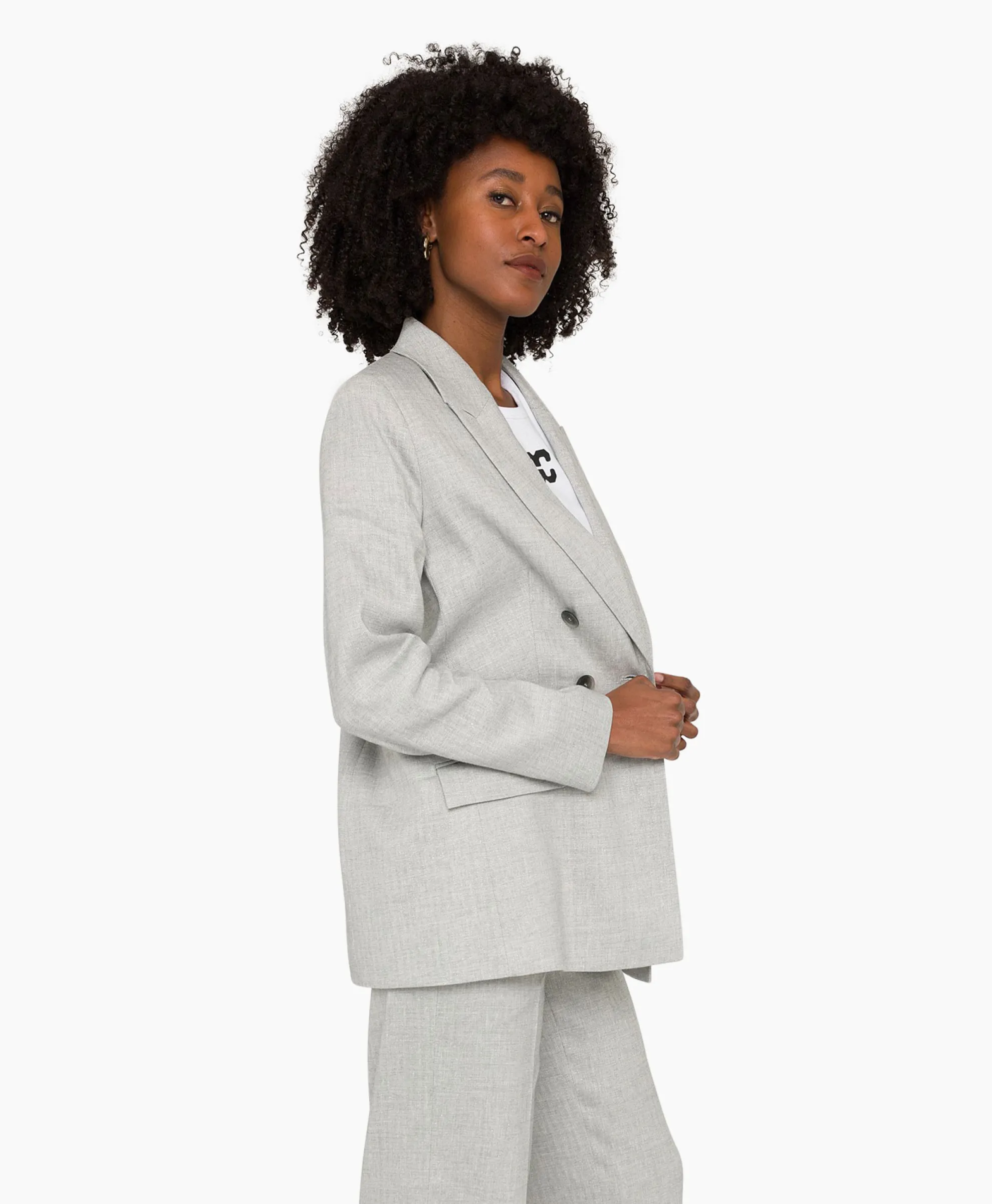 Anna Van Toor Gilet 33A01-02610 Zilver