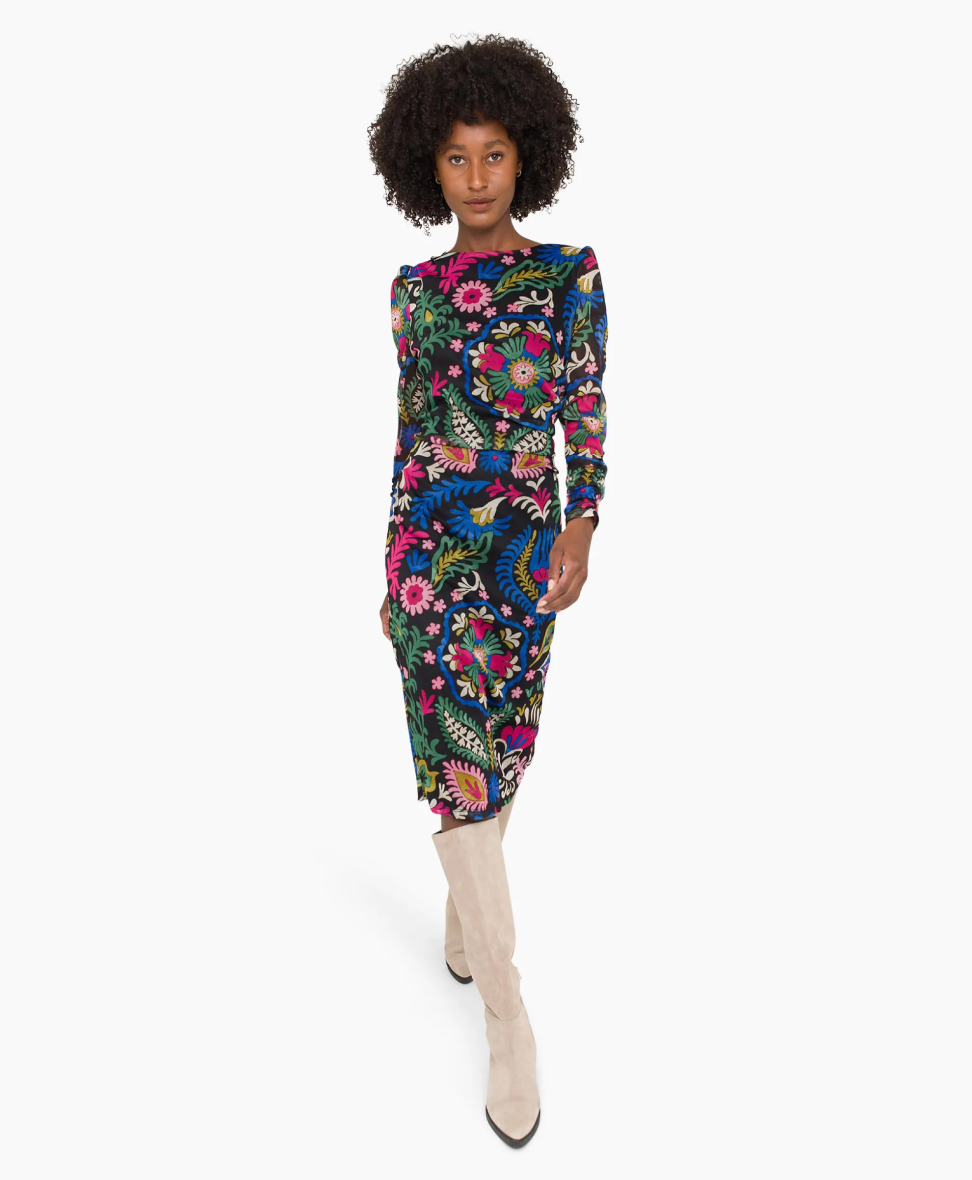 Anna Van Toor Jurk 26A06-03636 Zwart