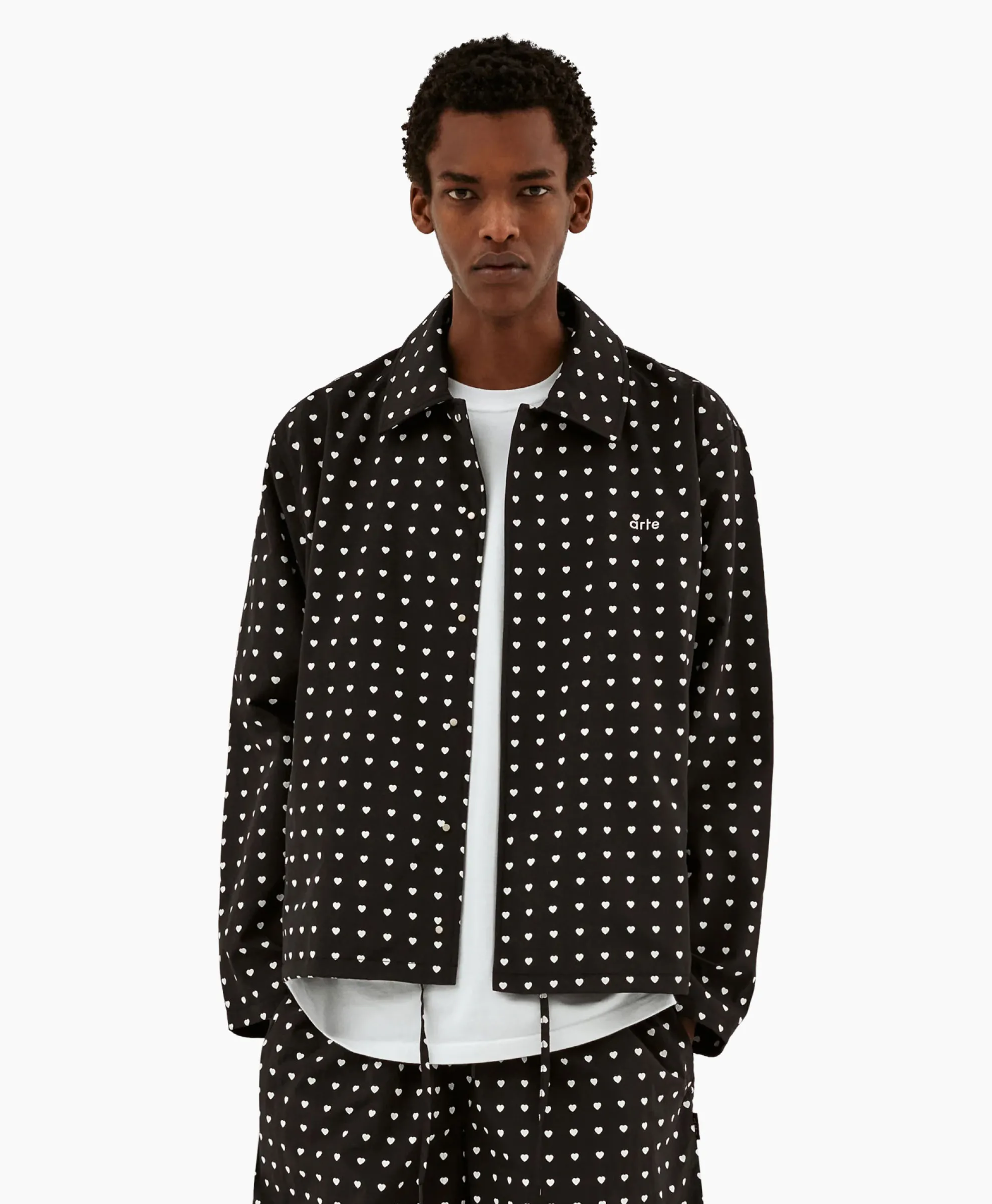 Arte Antwerp Jack Coach Heart Print Zwart