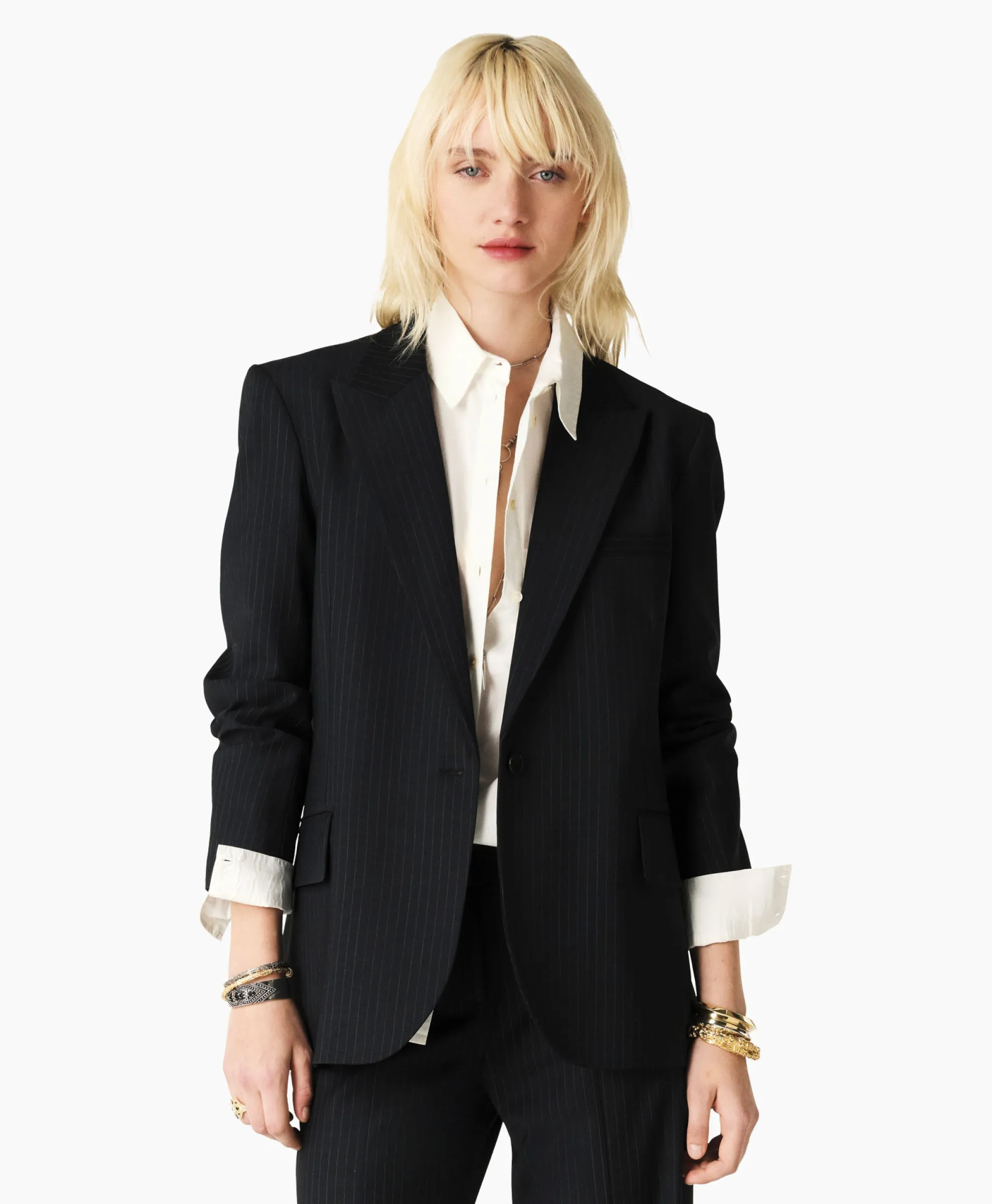 Ba&Sh Blazer Payne Blauw