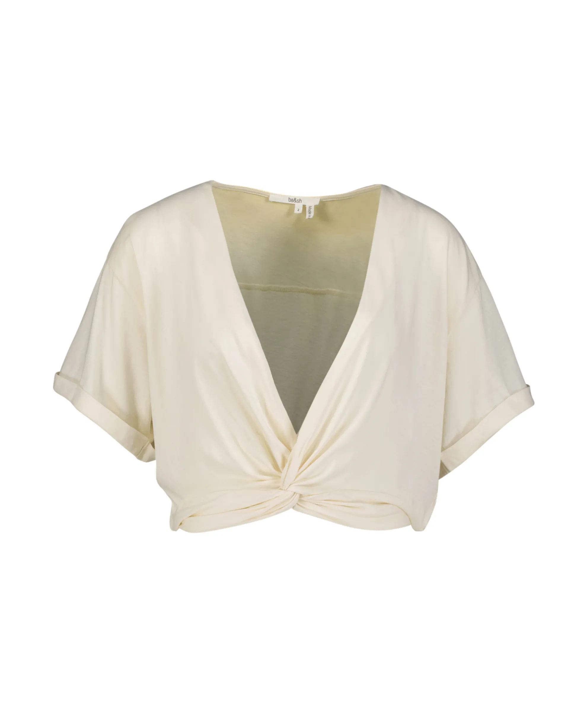 Ba&Sh T-Shirt Korte Mouw Denali Ecru