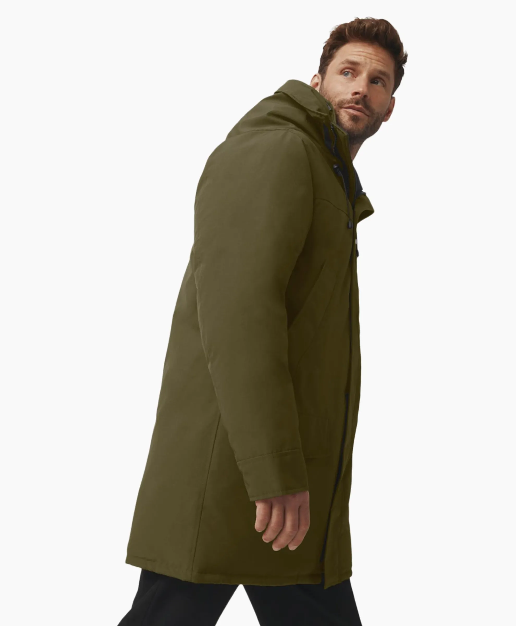 Canada Goose Gewatteerde Jas Langford Parka Donker Groen