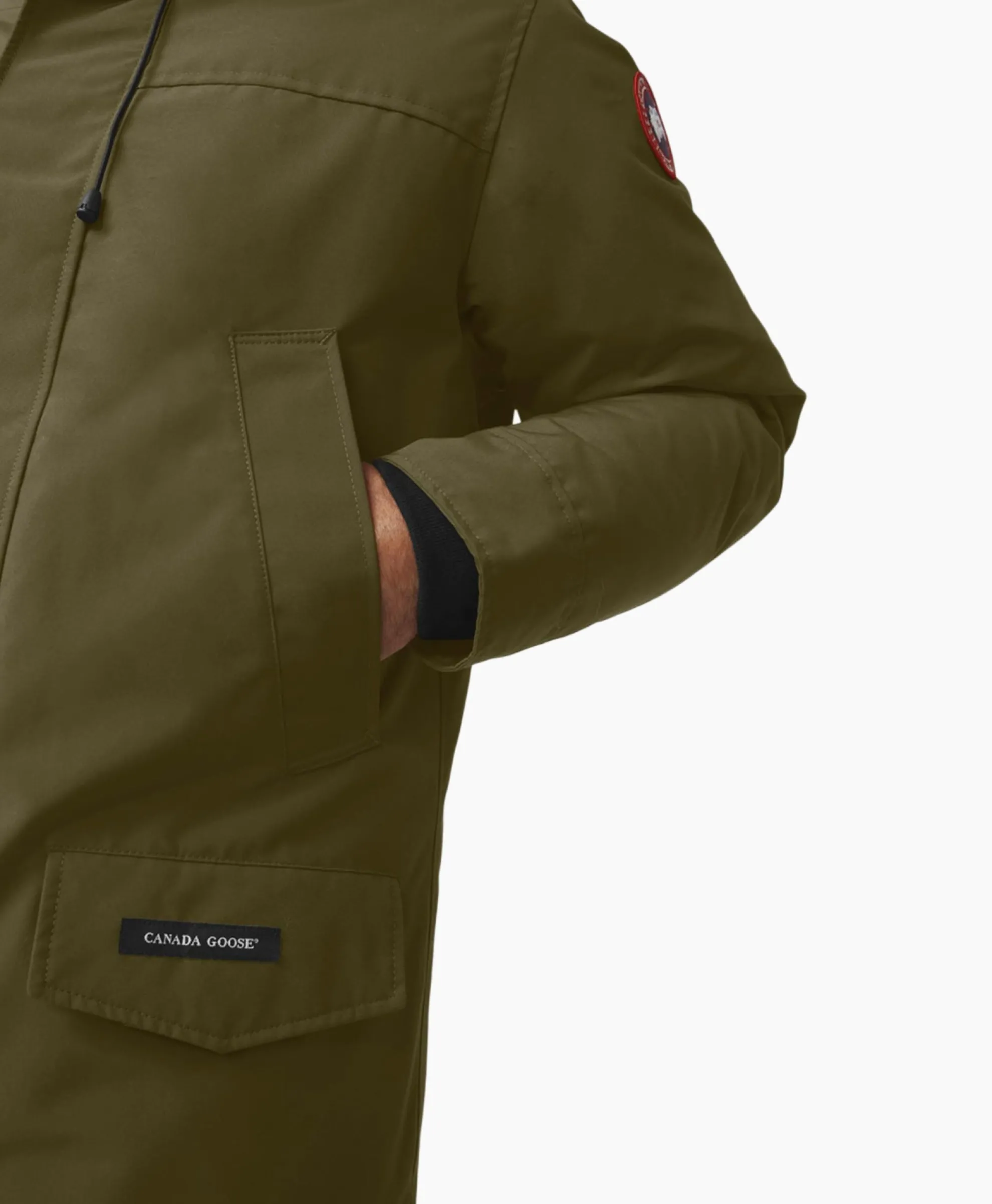 Canada Goose Gewatteerde Jas Langford Parka Donker Groen