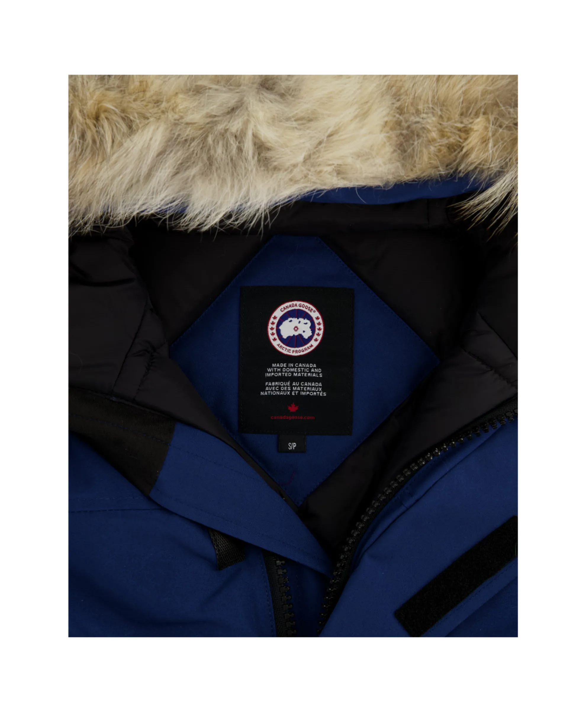 Canada Goose Gewatteerde Jas Langford Parka Blauw