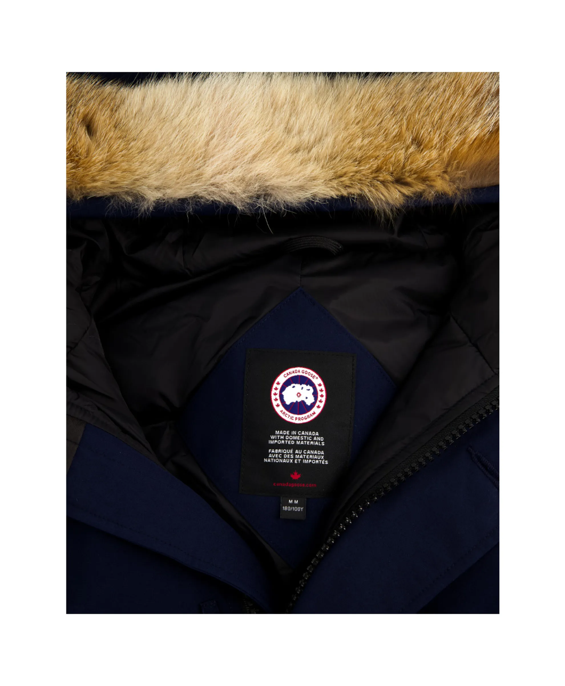 Canada Goose Gewatteerde Jas Chateau Parka/Atlantic Donker Blauw