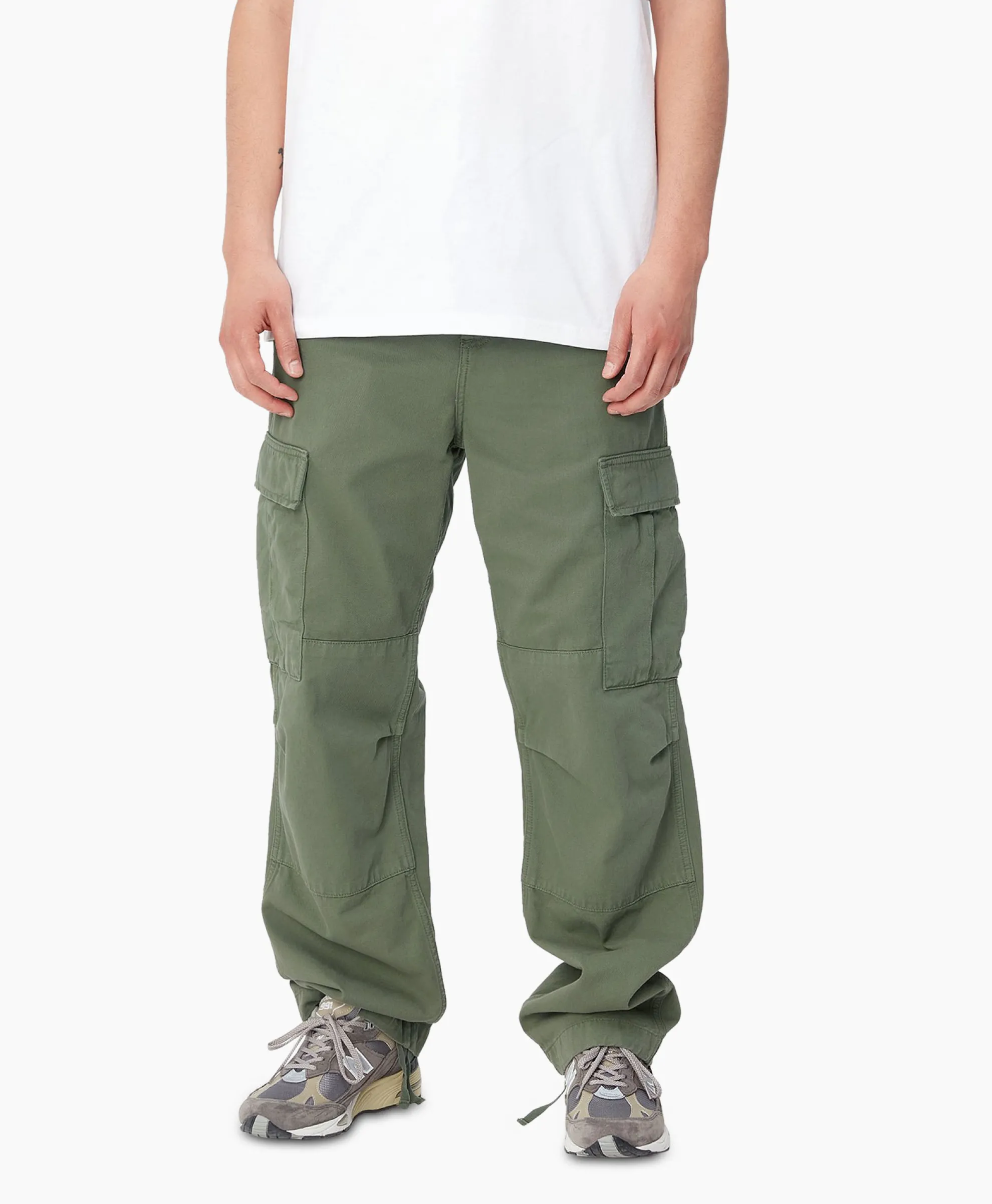 Carhartt Wip Cargobroek Regular Cargo Donker Groen