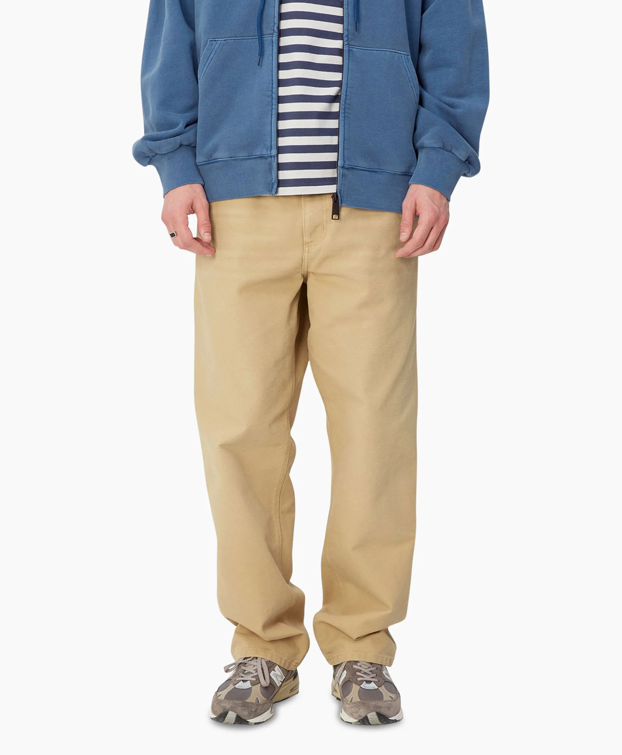Carhartt Wip Cargobroek Single Knee Beige