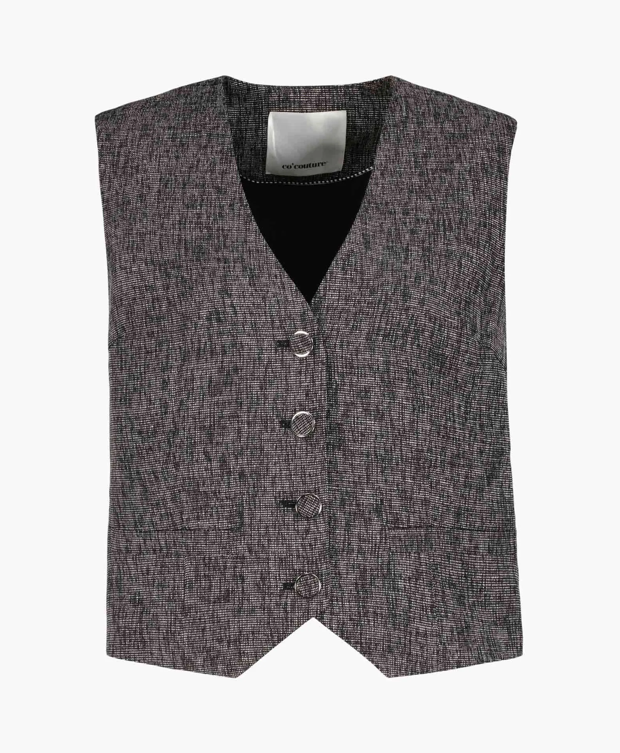 Co'Couture Vest Tamia Zwart