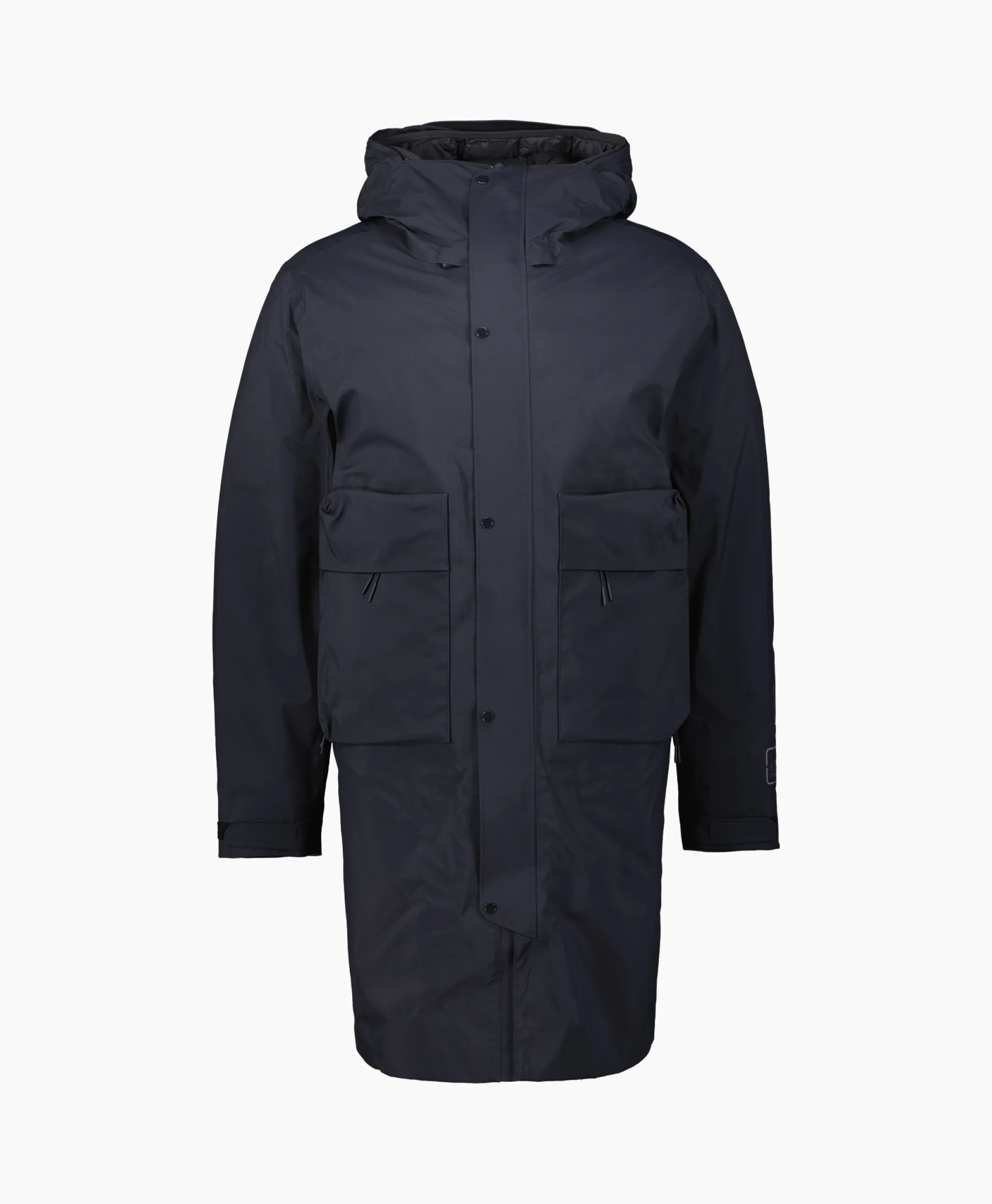 Cp Company Jack Outerwear - Long Jacket Blauw