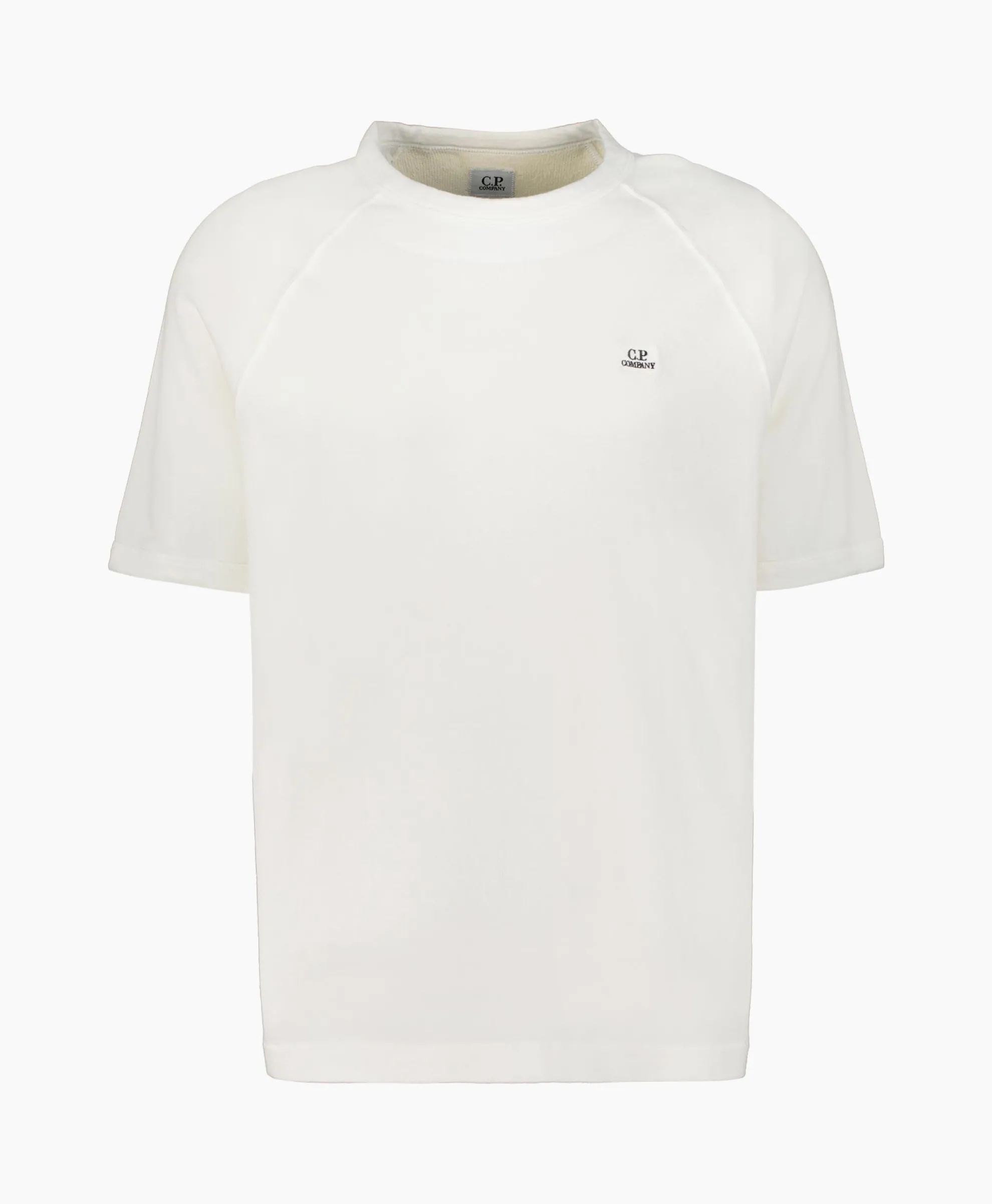 Cp Company Sweater Sponge Fleece Short Sleeved Wit