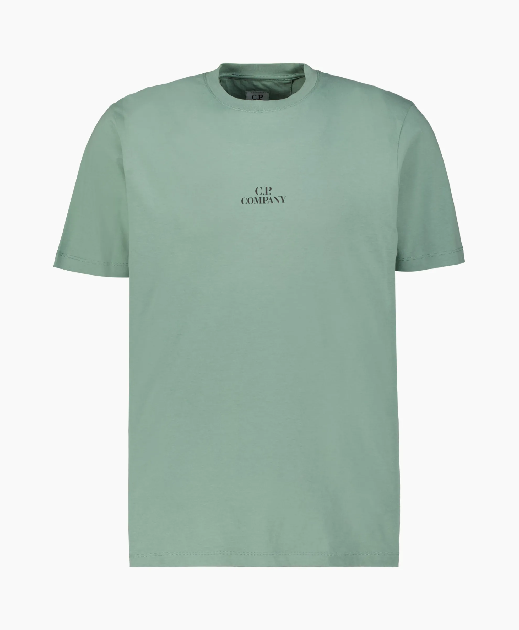 Cp Company T-Shirt Jersey Graphic Licht Groen