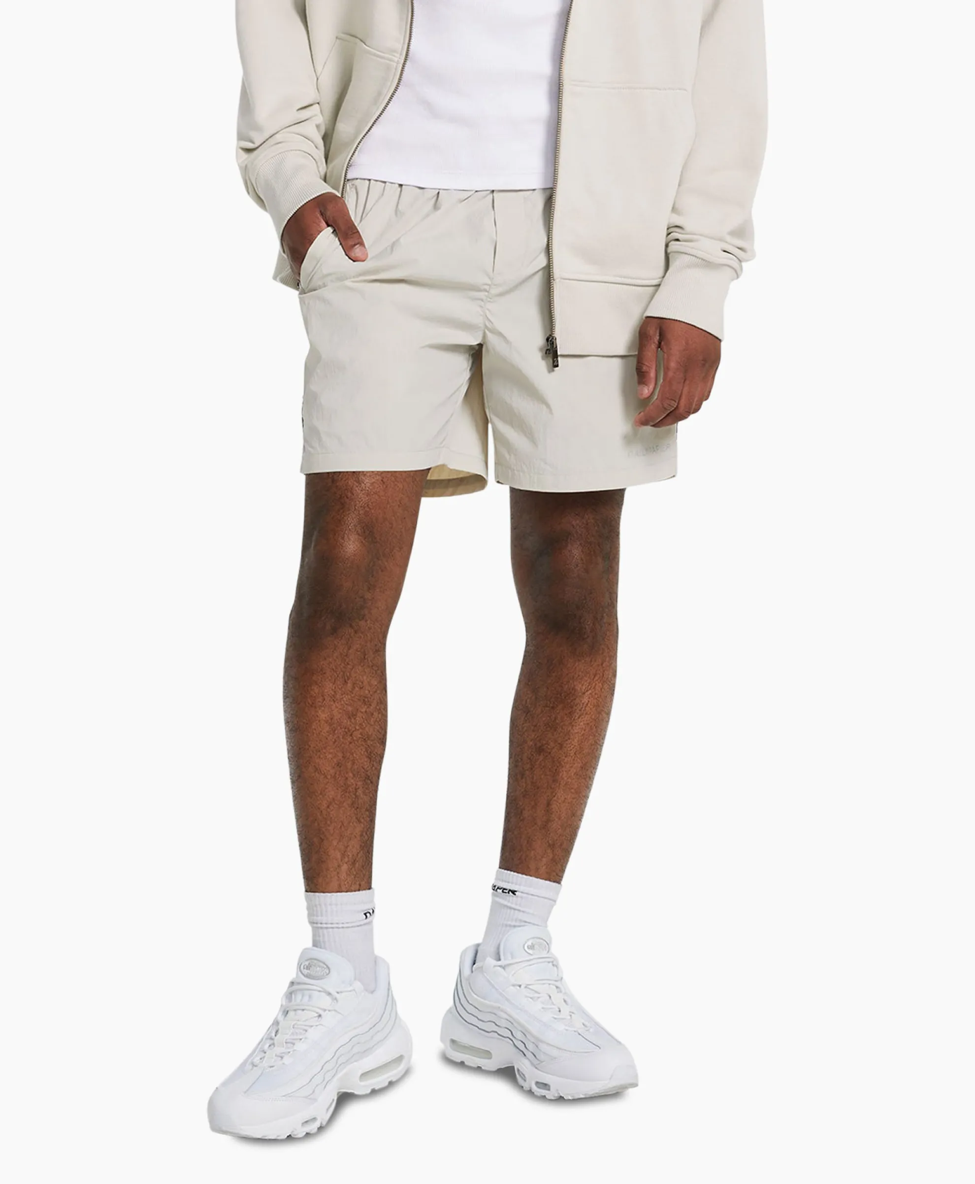 Daily Paper Korte Broek Mehani Licht Grijs