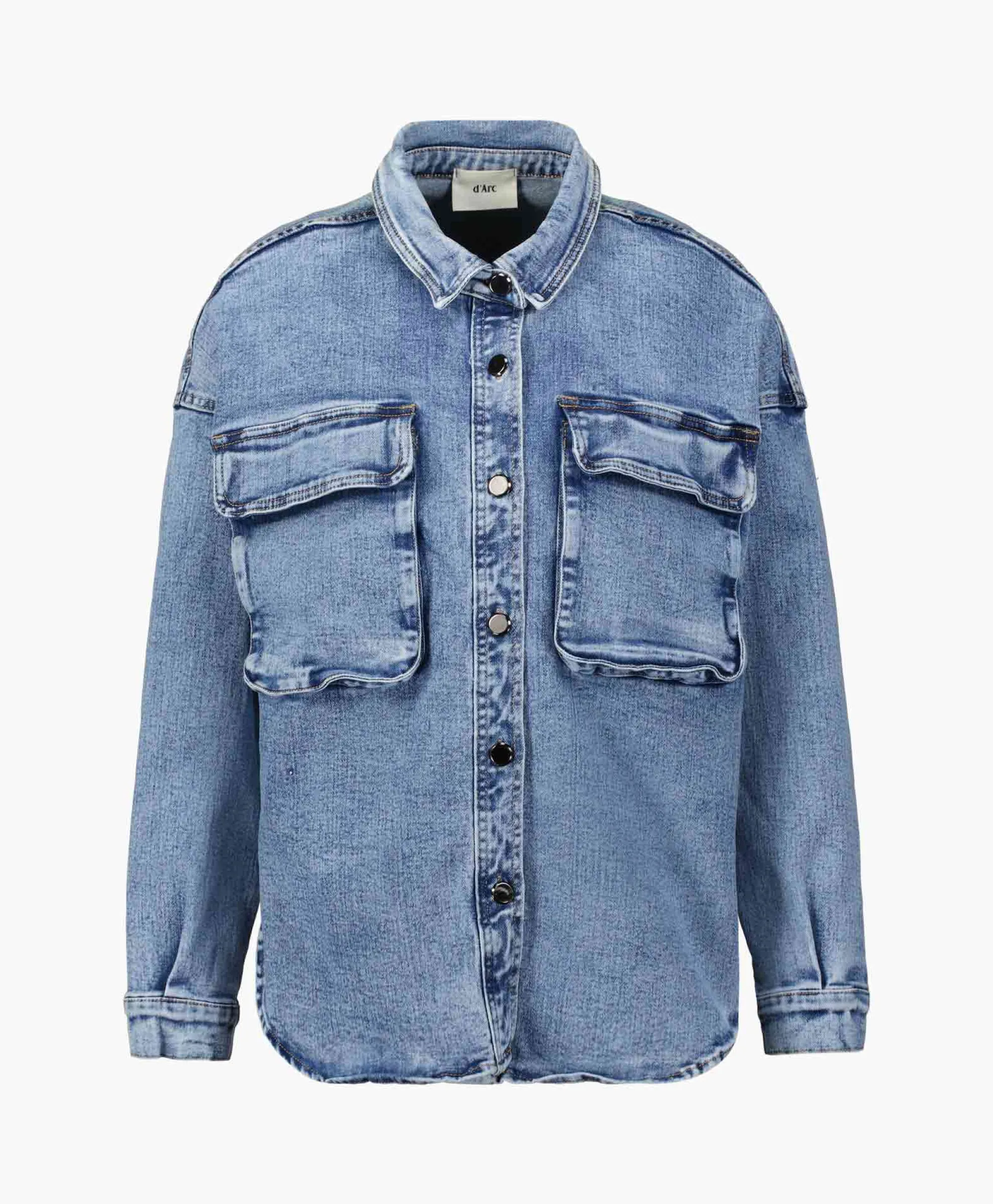 D'Arc Blouse Cunro Licht Blauw