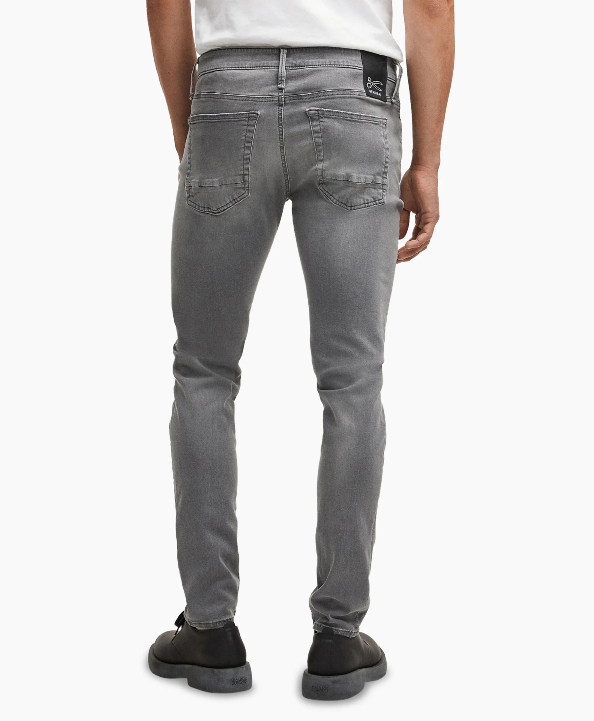 Denham Jeans Bolt Wlgfm+ Grijs
