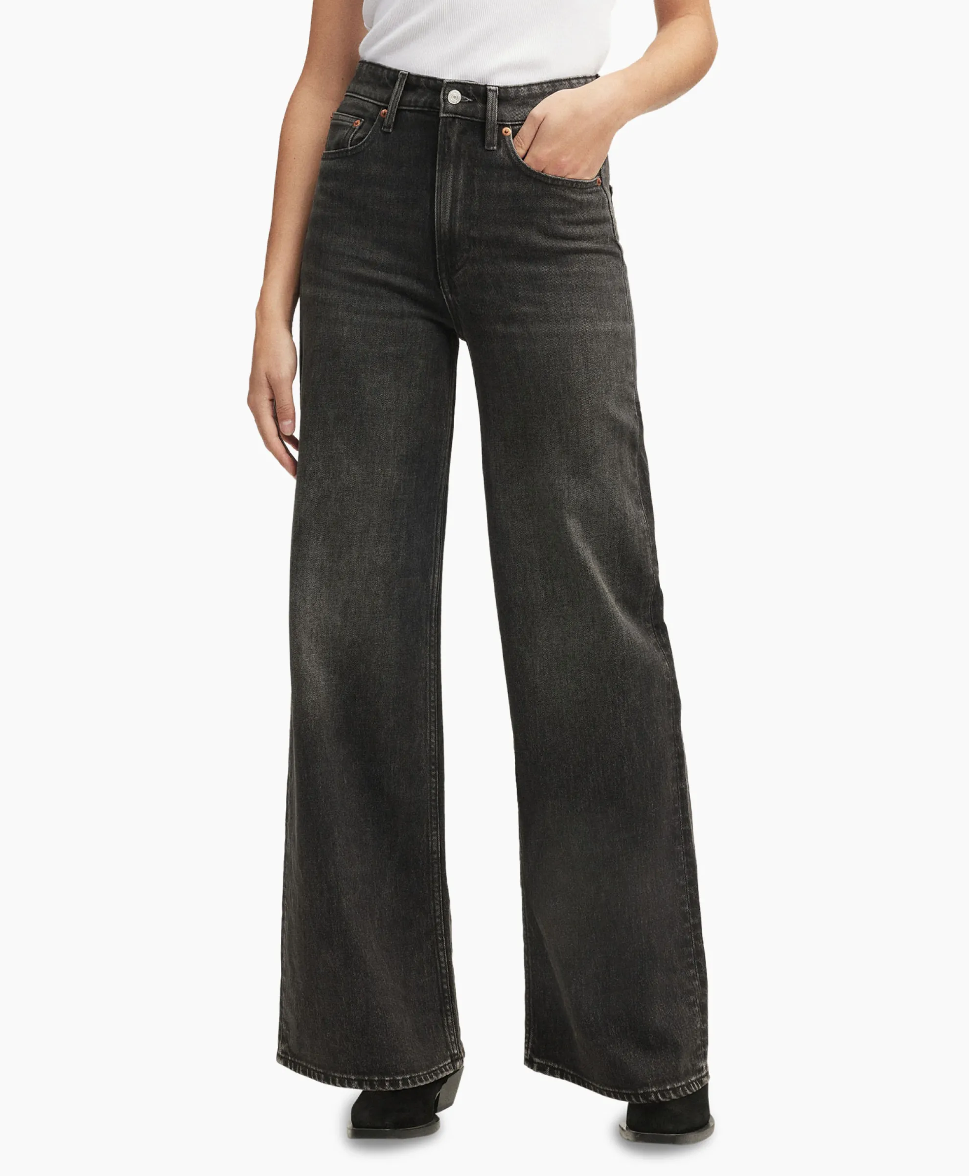 Denham Jeans Miku Noir Zwart