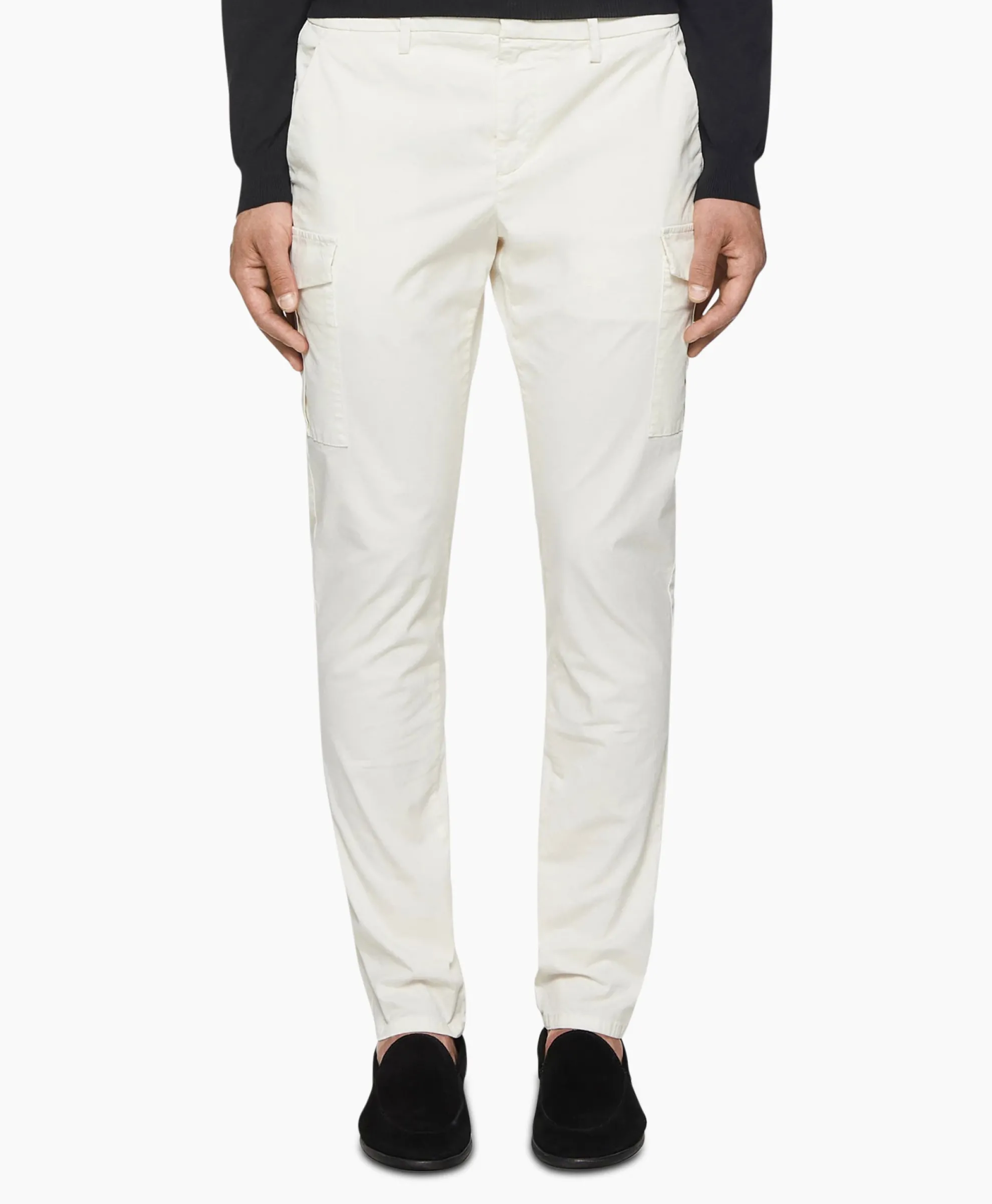 Dondup Pantalon Eddy Slimfit Donker Grijs