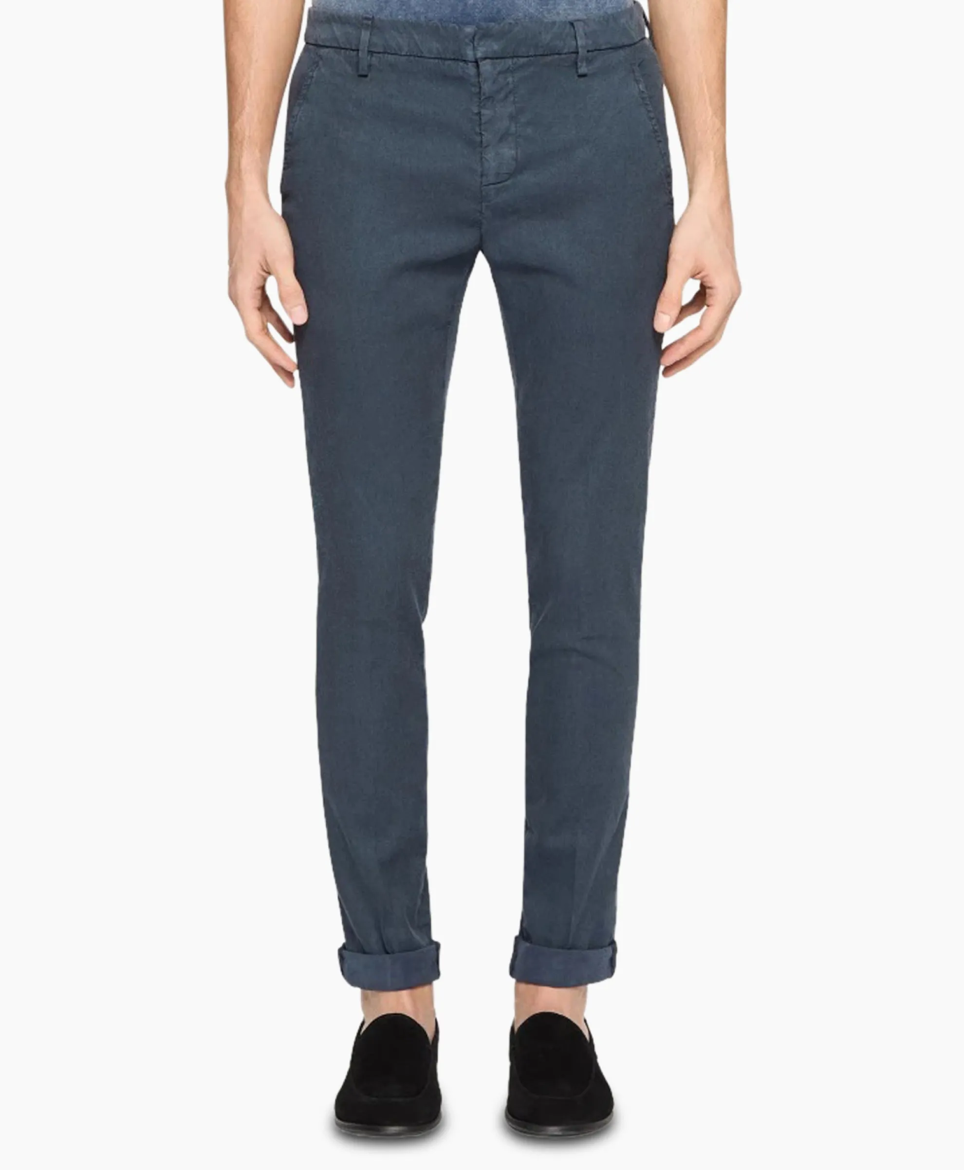 Dondup Pantalon Gaubert Slimfit Blauw
