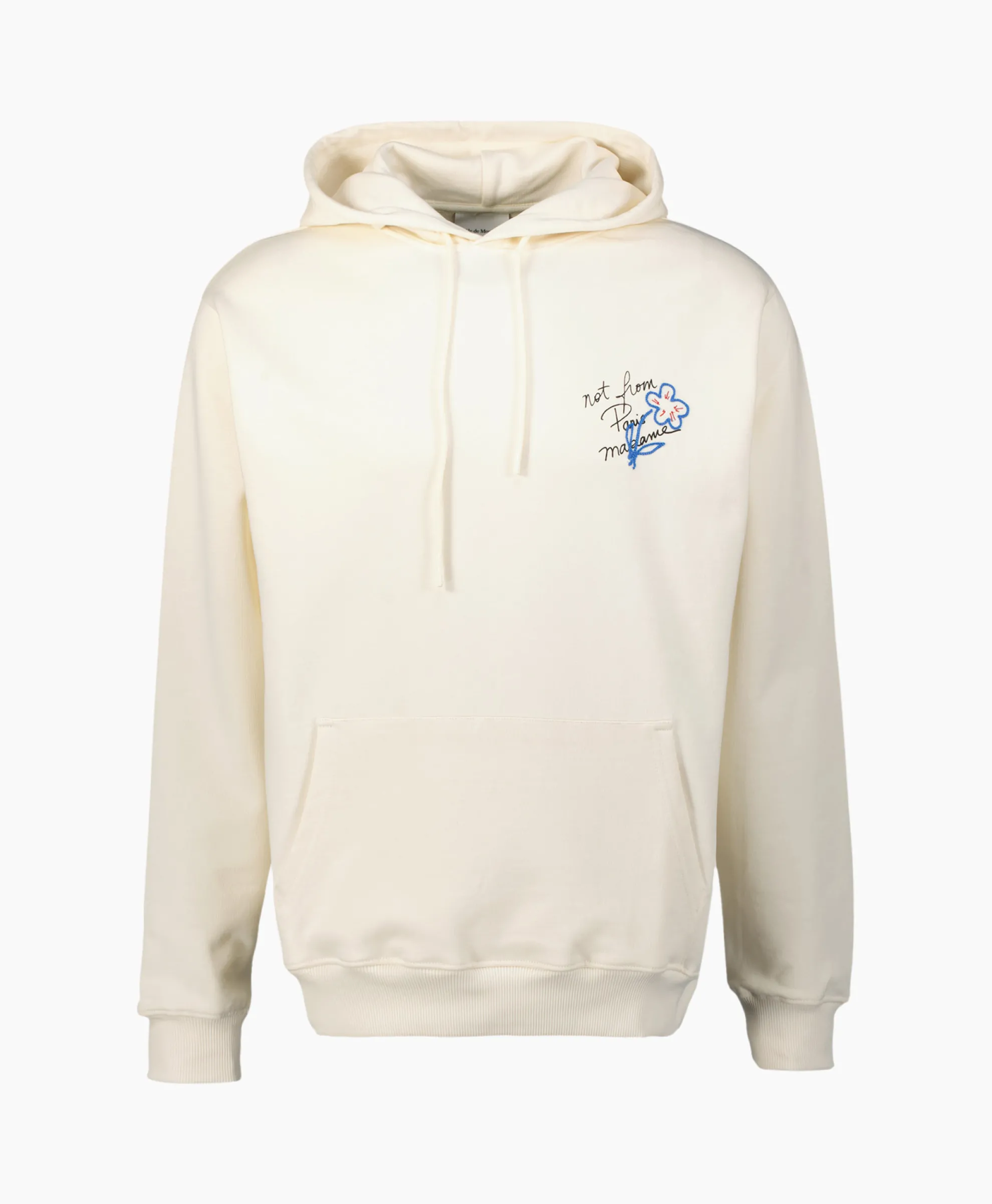 Drole De Monsieur Le Hoodie Slogan Esquisse Ecru