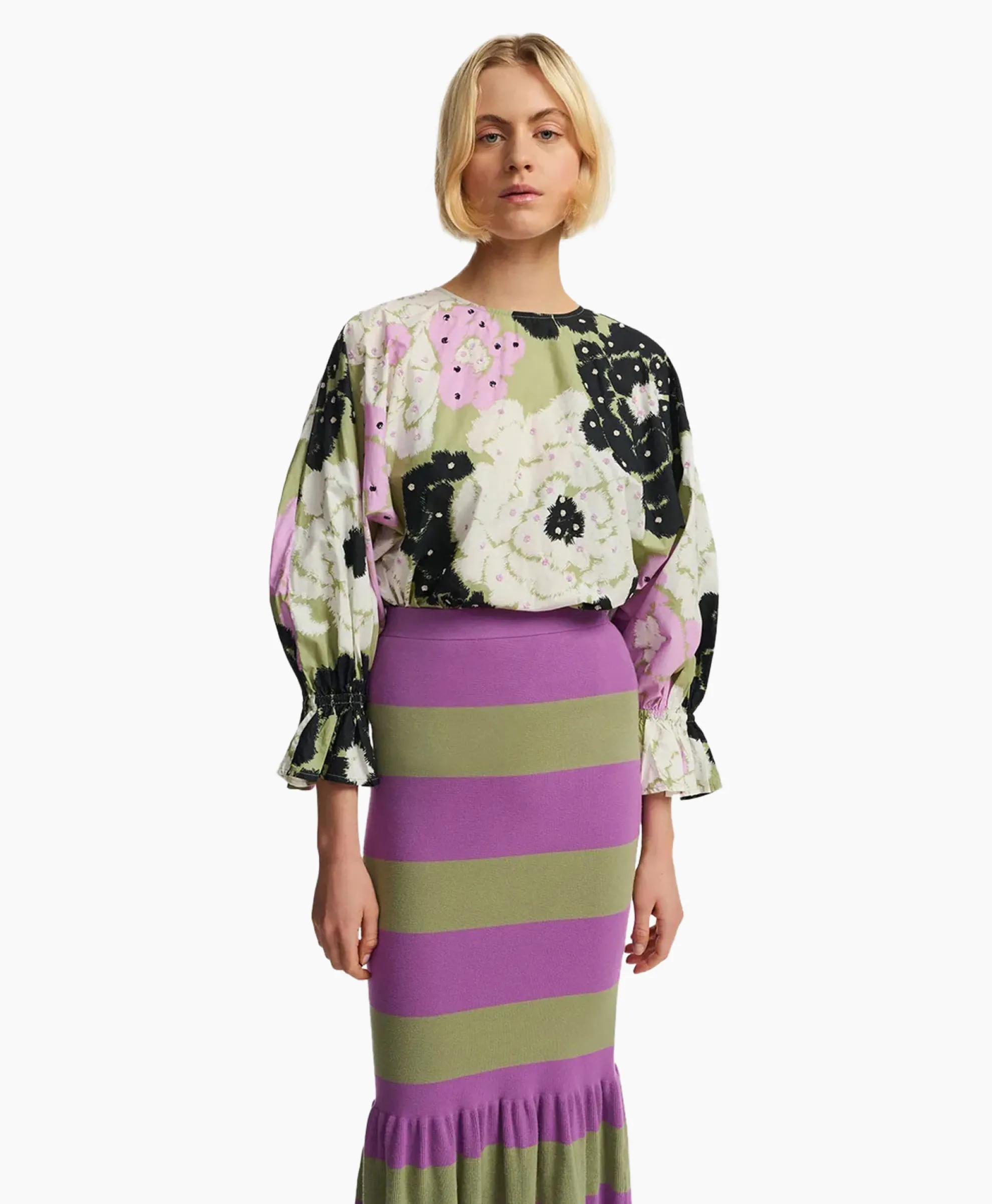 Essentiel Antwerp Top Fulberry Licht Groen