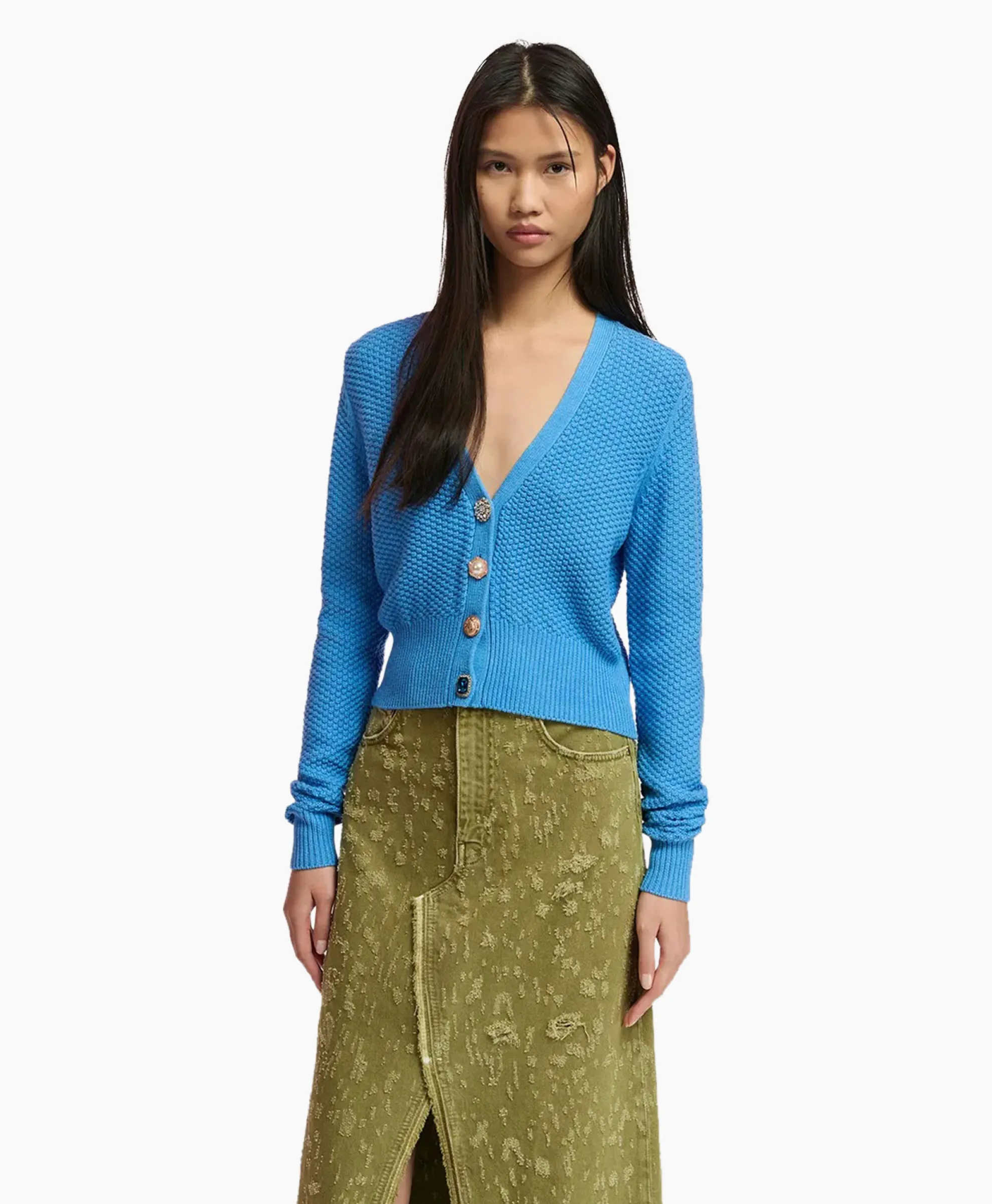 Essentiel Antwerp Vest Farah Blauw