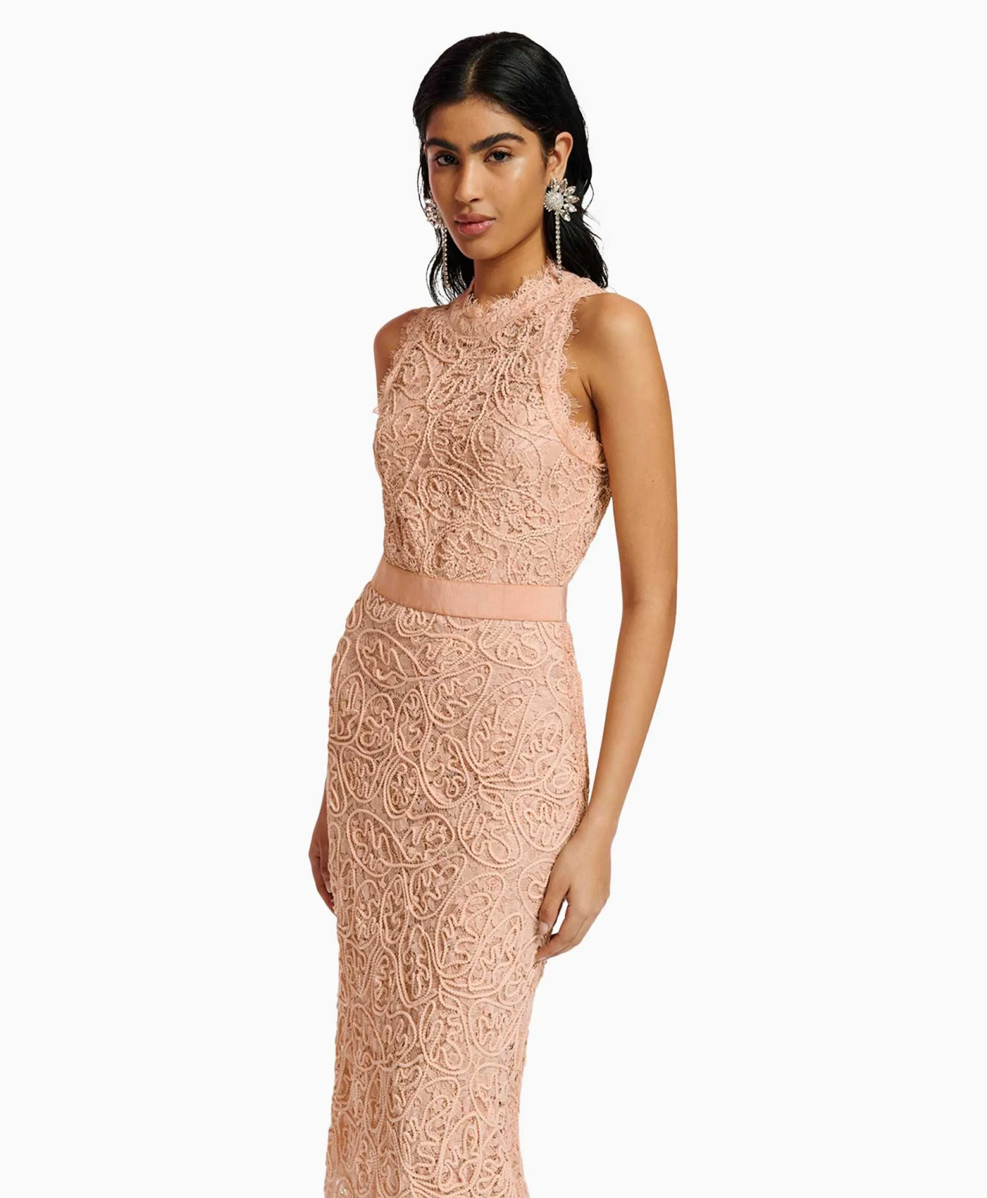 Essentiel Antwerp Midi Jurk Emery Pink