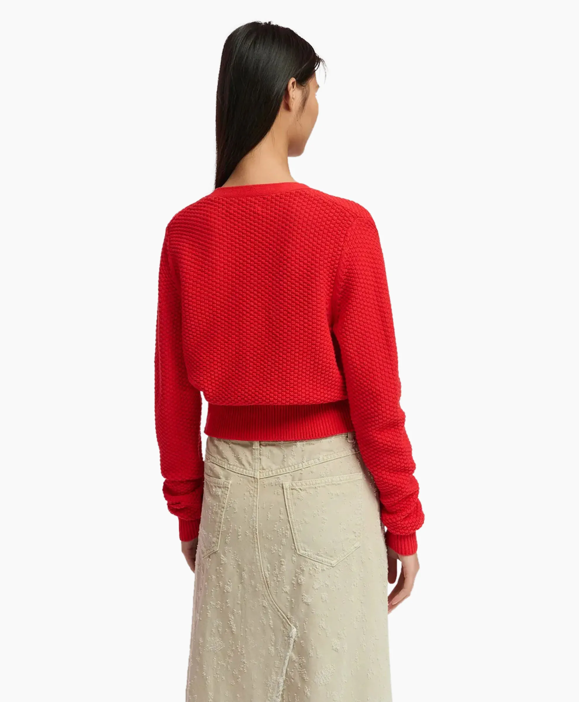 Essentiel Antwerp Vest Farah Midden Rood