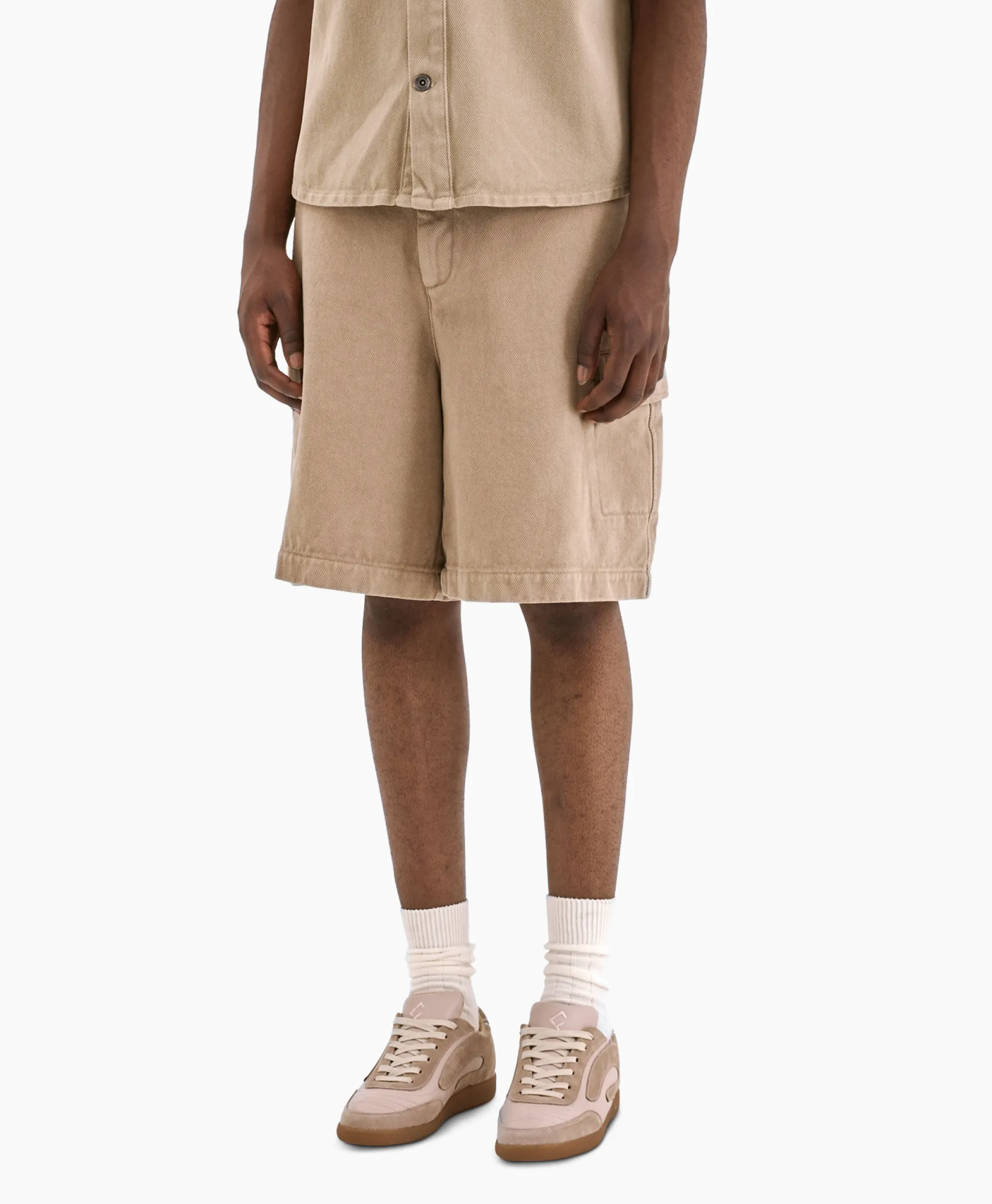 Flaneur Korte Broek Cargo Beige