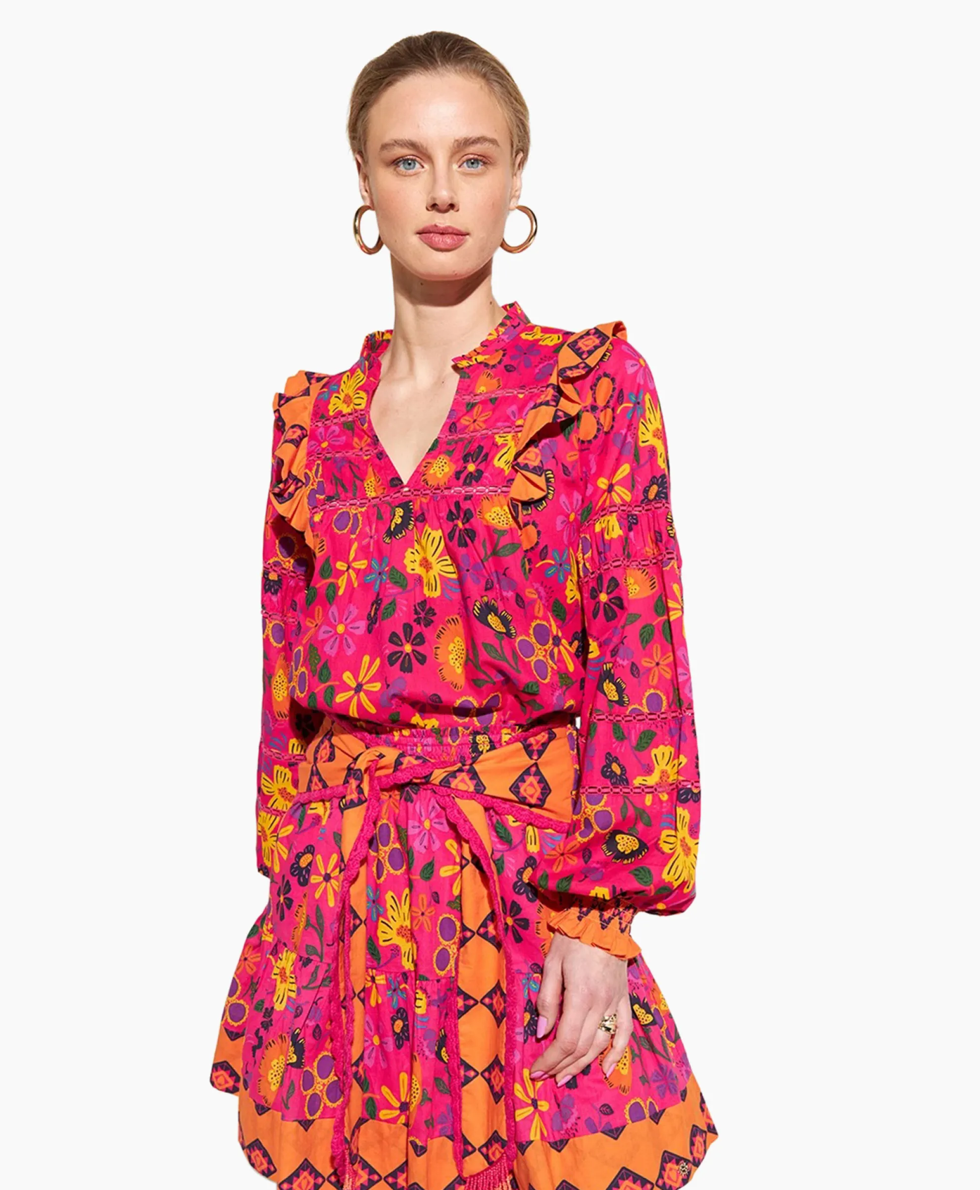 Harper & Yve Blouse Jess-Ls Roze