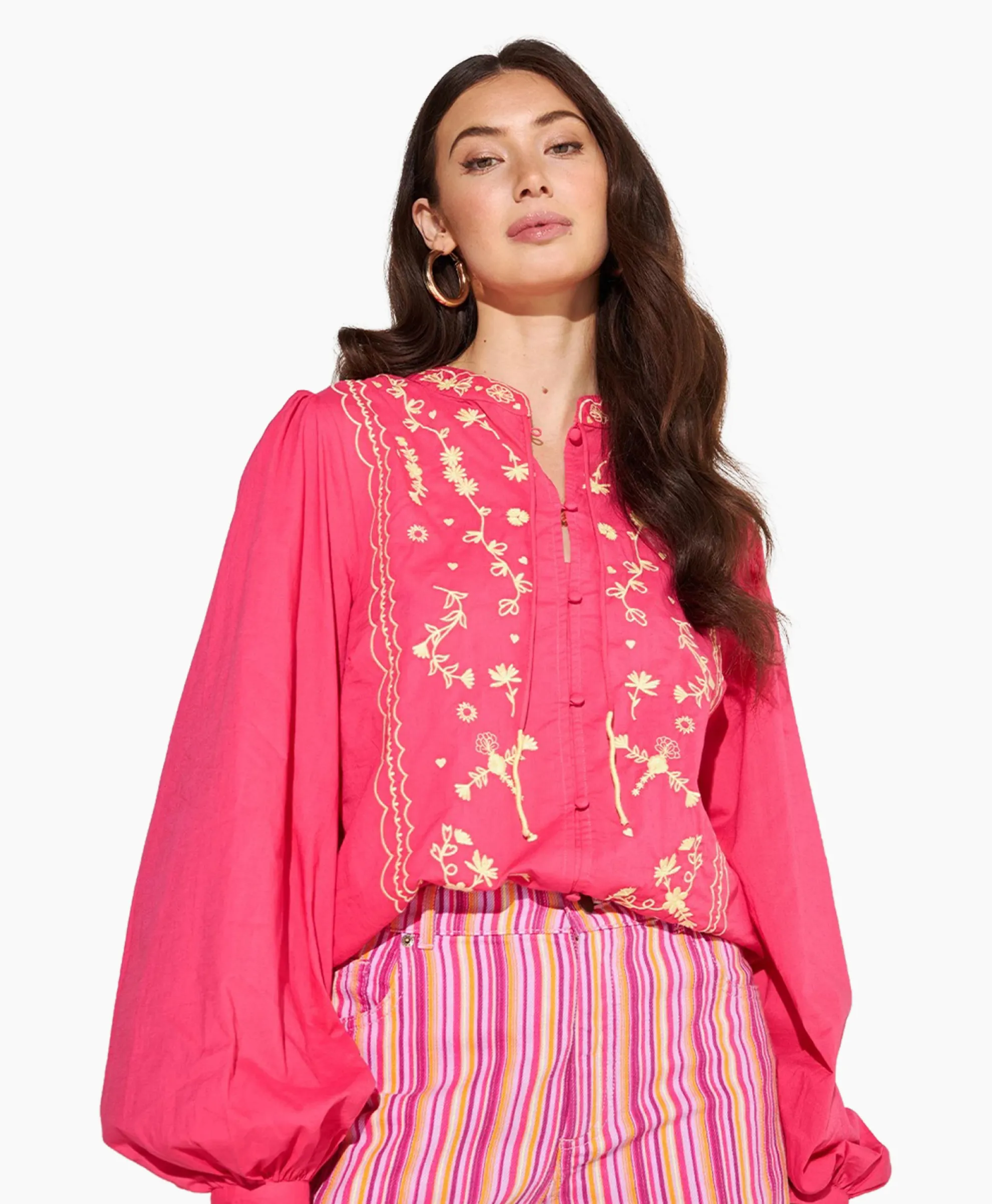 Harper & Yve Blouse Hailey-Ls Roze