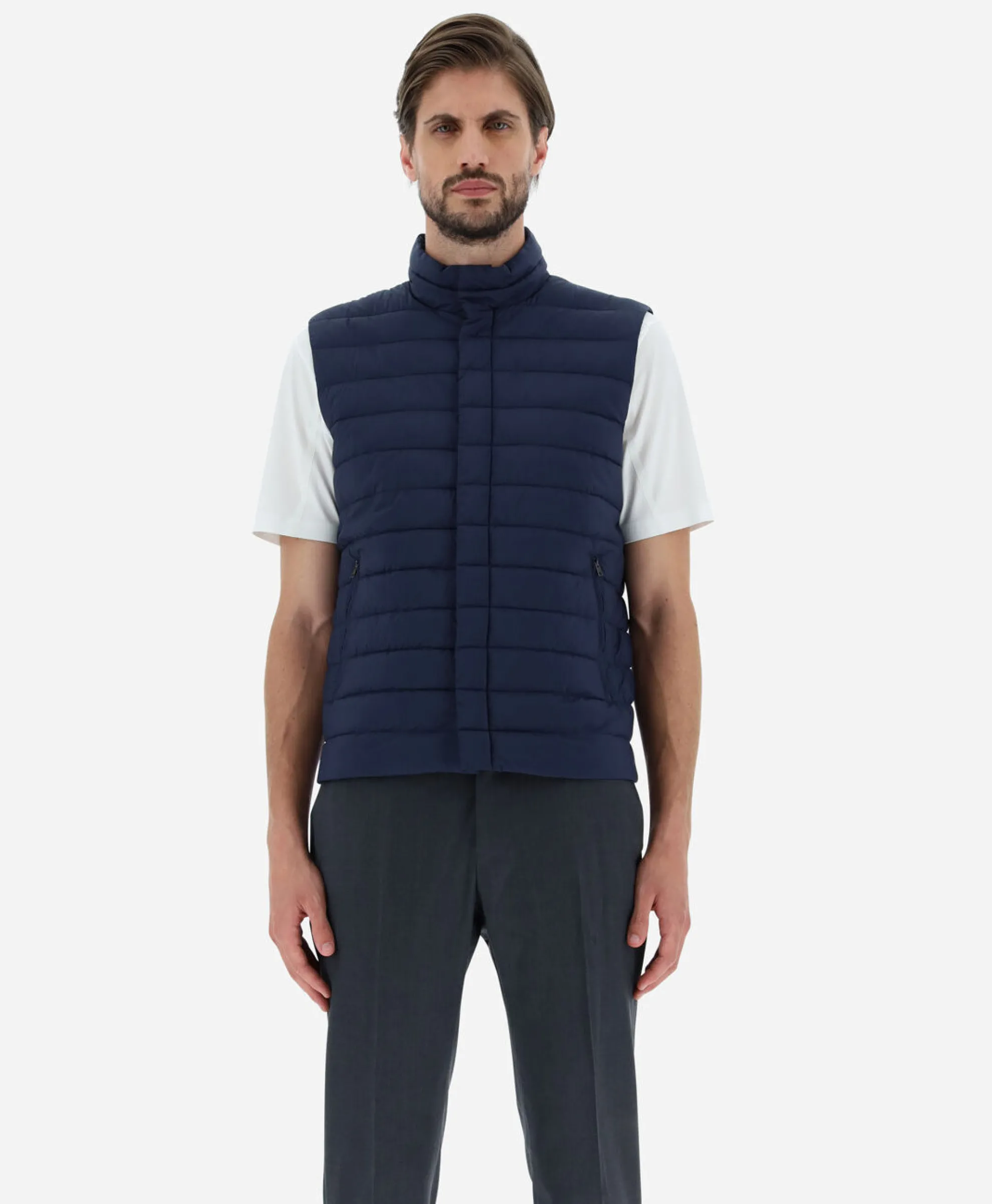 Herno Bodywarmer Lo Smanicato Legend Donker Blauw
