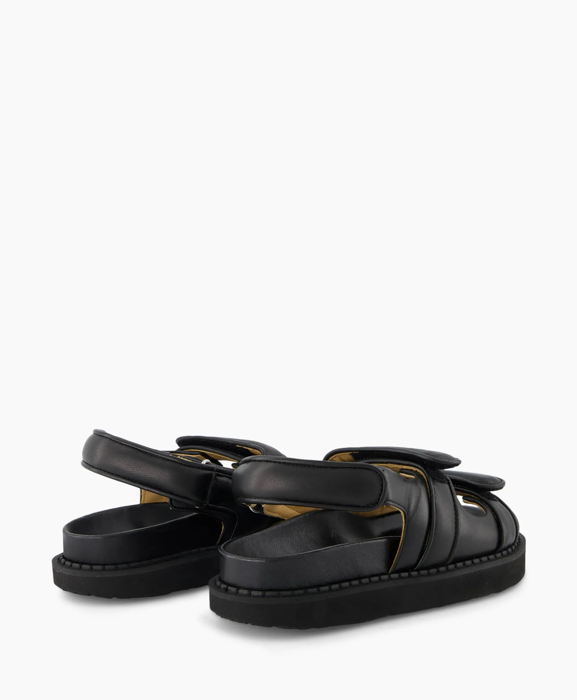 Isabel Marant Sandaal Zonder Hak Madee-Gb Zwart