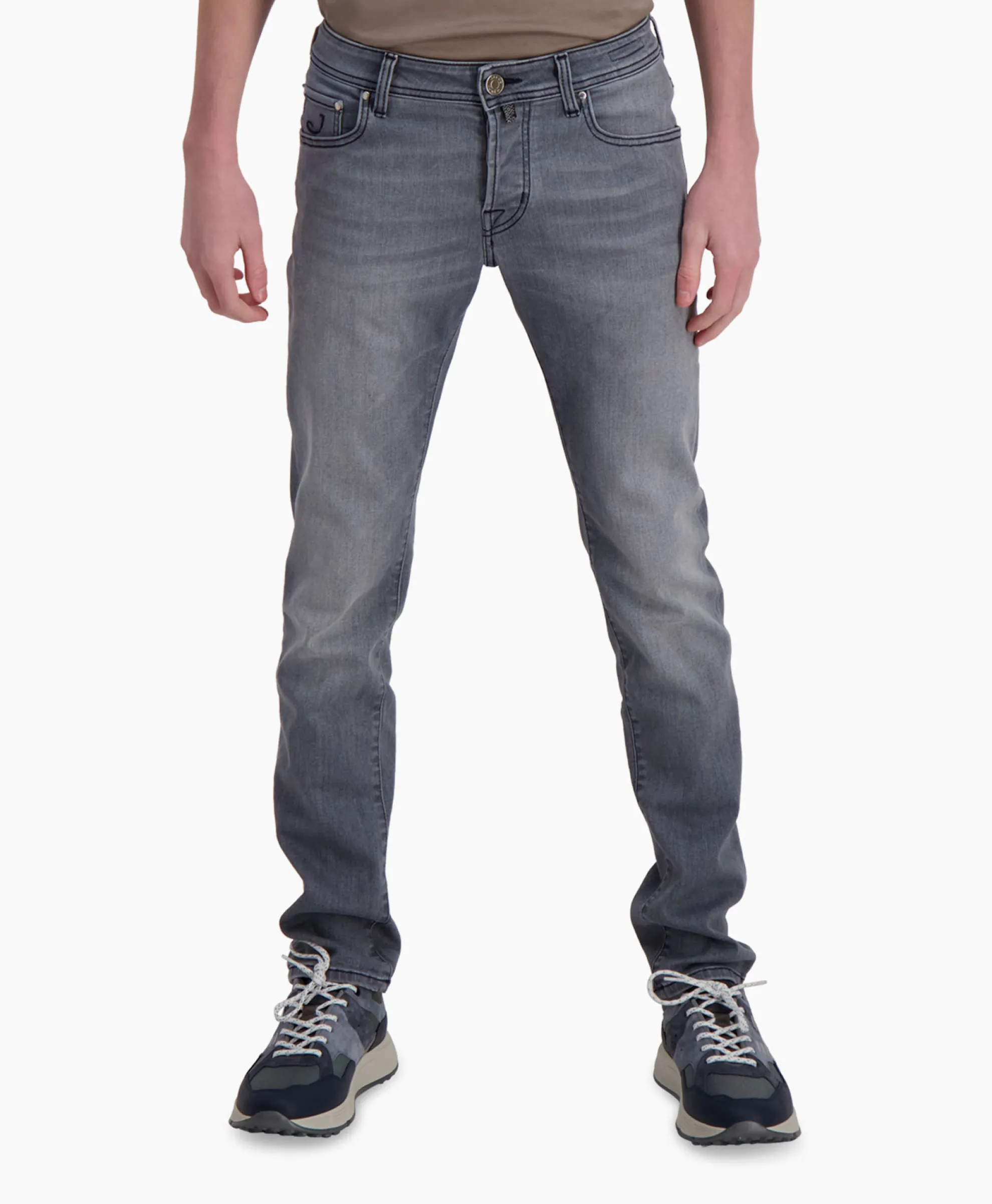 Jacob Cohen Jeans 5 Pkt Super Slim Fit Nick Licht Grijs