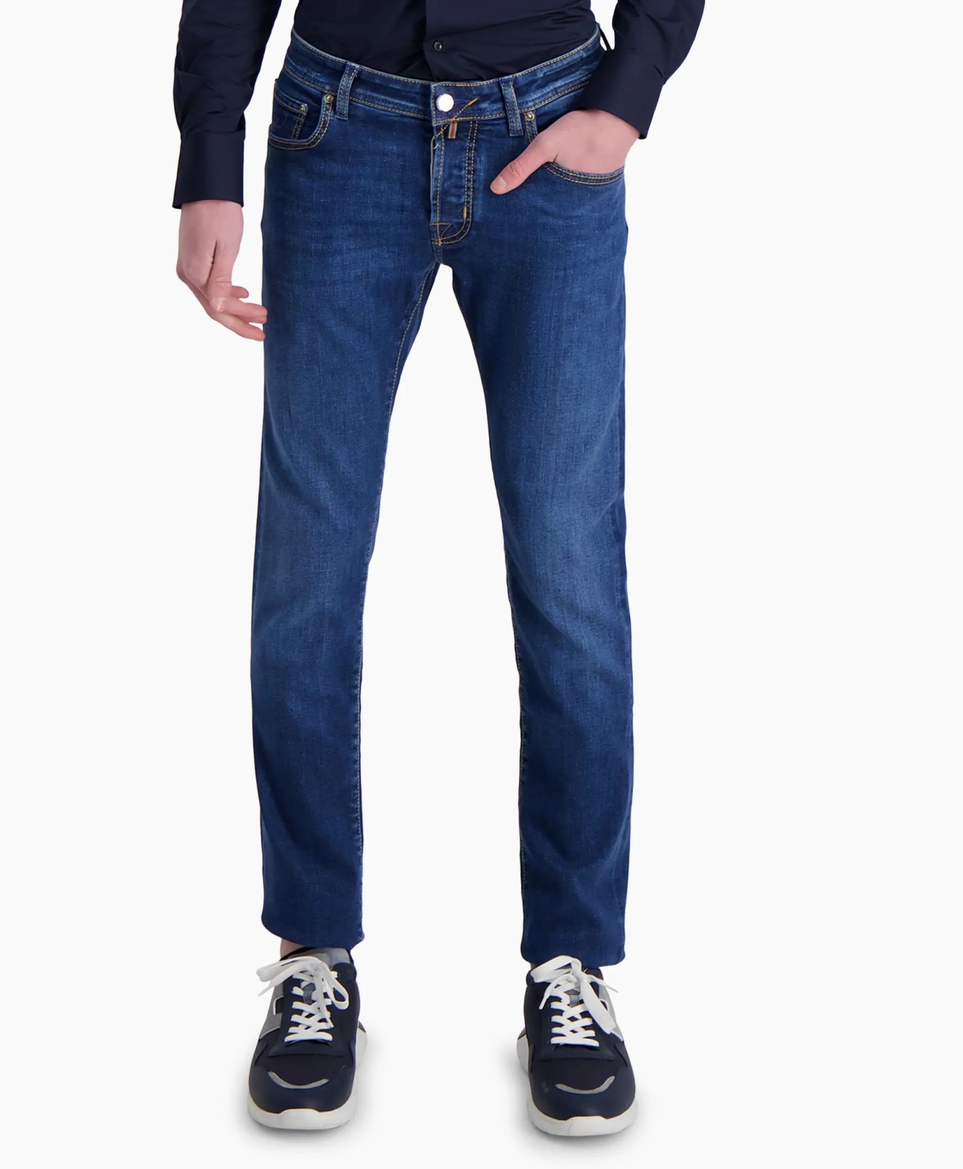 Jacob Cohen Jeans 5 Pkt Slim Fit Nick Ltd Blauw