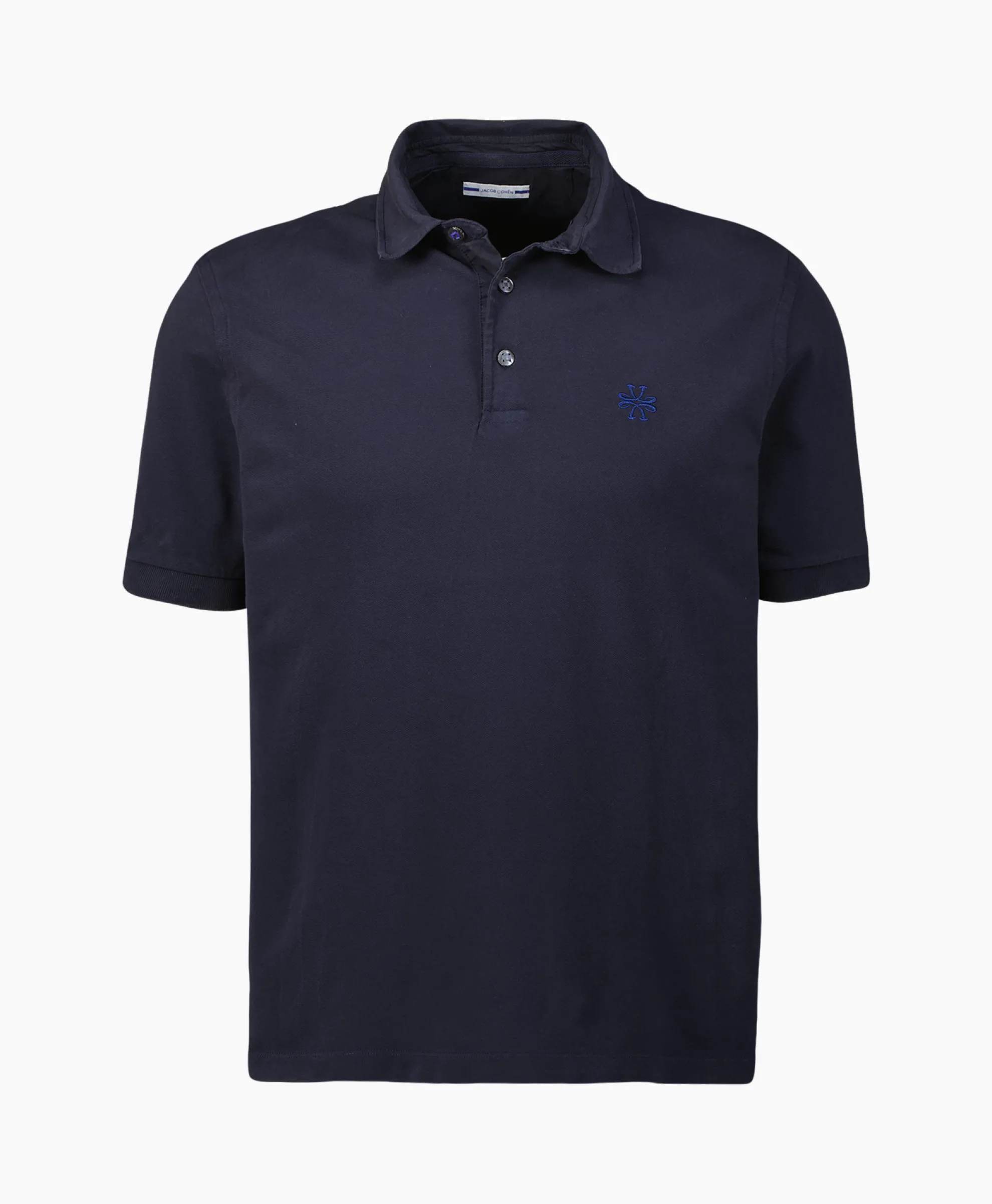 Jacob Cohen Polo M/C Dettagli Con Popeline Donker Blauw