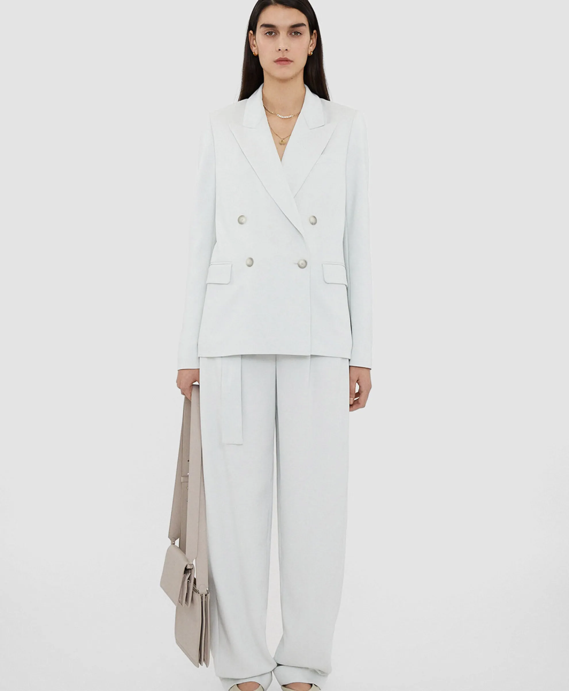 Joseph Blazer Jaden Jacket Comfort Cady Off White
