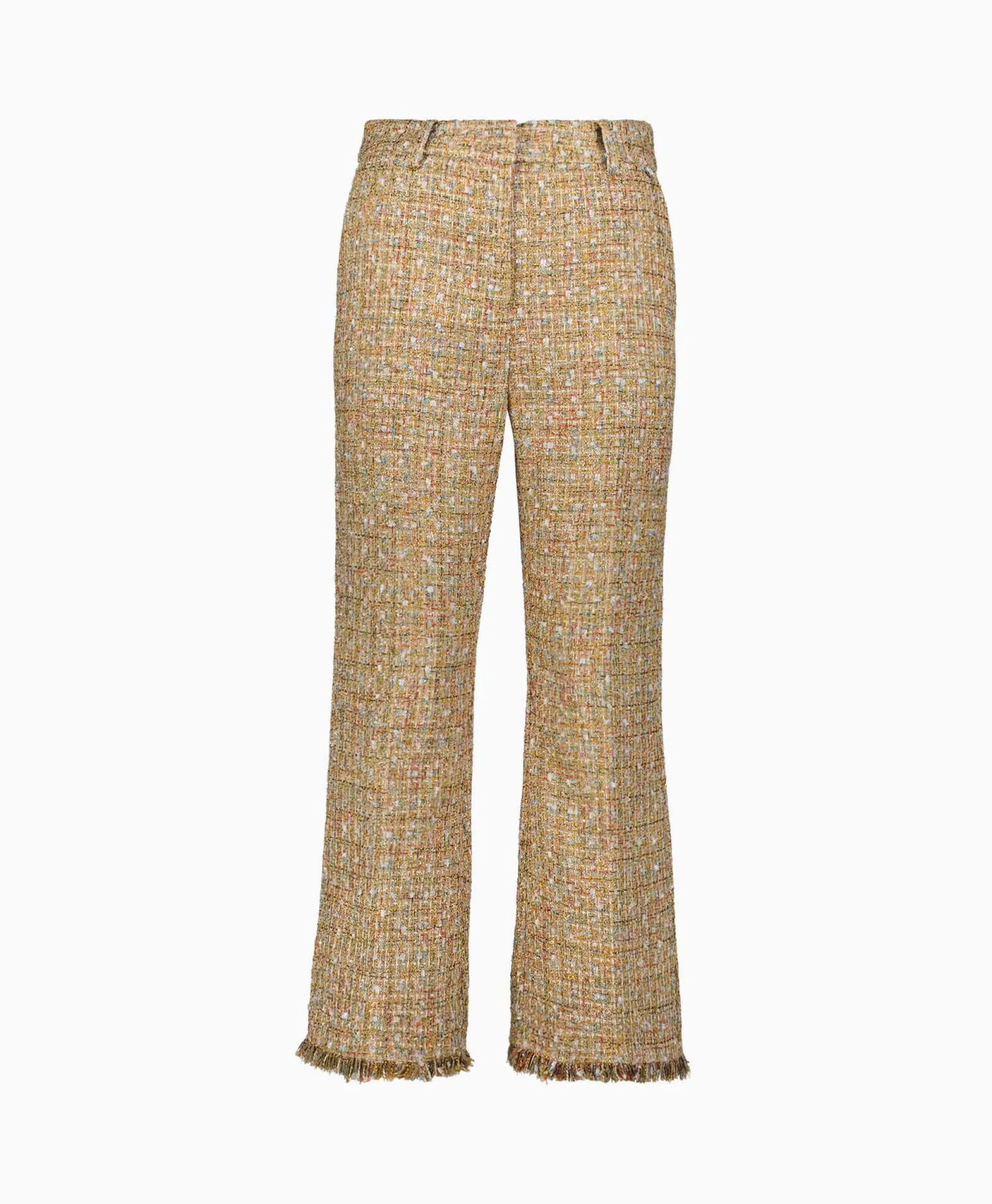 Liu Jo Flared Broek Pant. Sfrangiato Beige