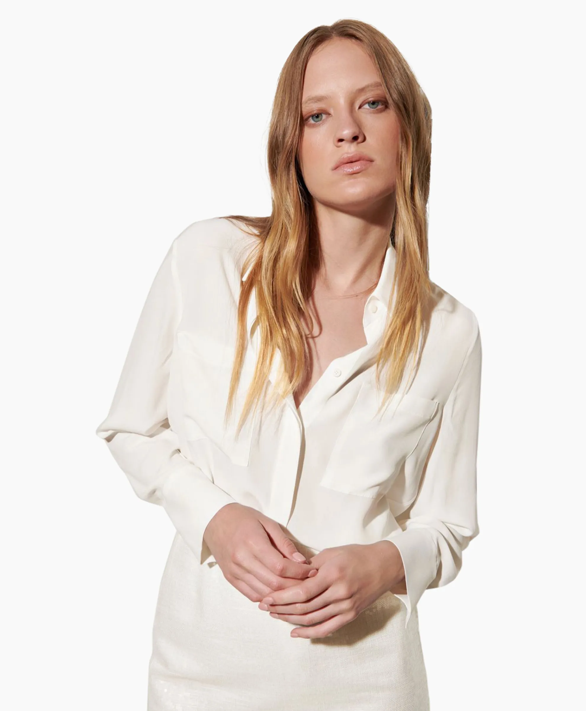 Luisa Cerano Blouse 298401/2179-0 Off White