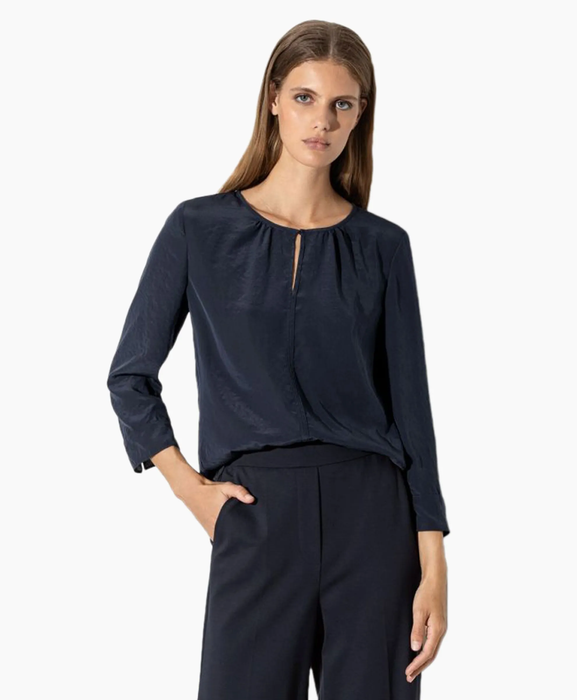 Luisa Cerano Blouse 297504/3597-0 Donker Blauw