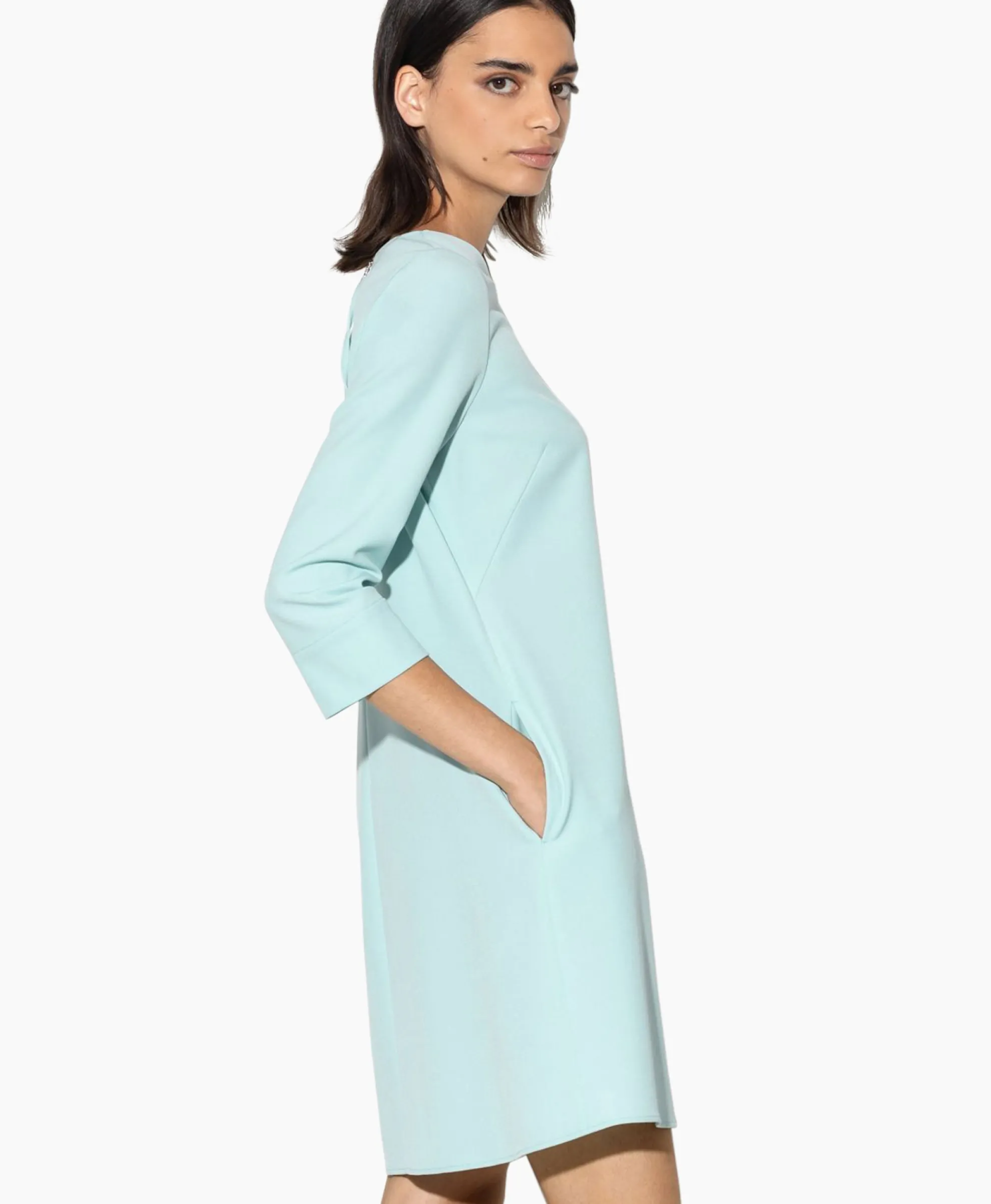 Luisa Cerano Midi Jurk 798450/3453-0 Aqua