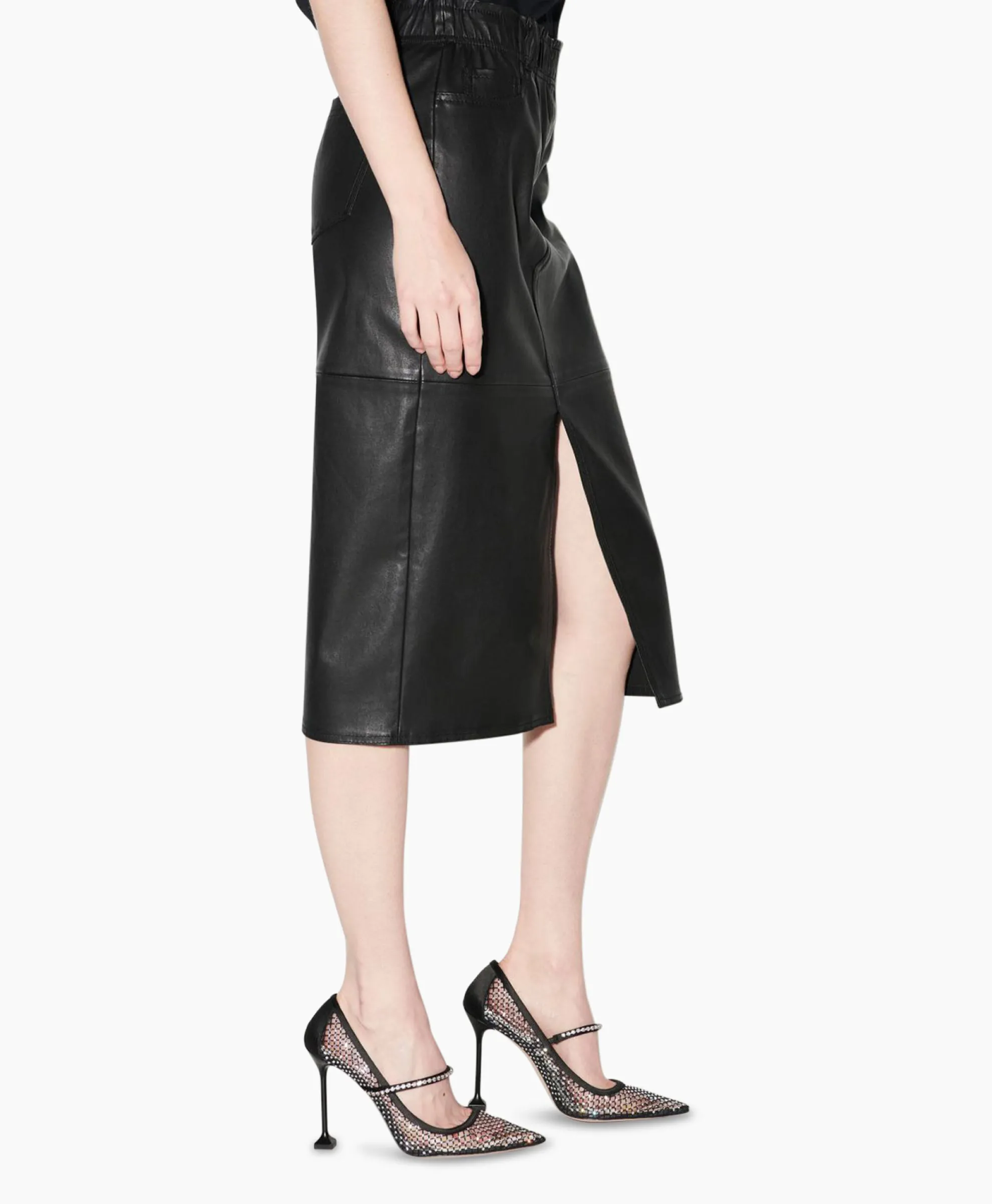 Luisa Cerano Midi Rok 598226/9806-0 Zwart Dessin