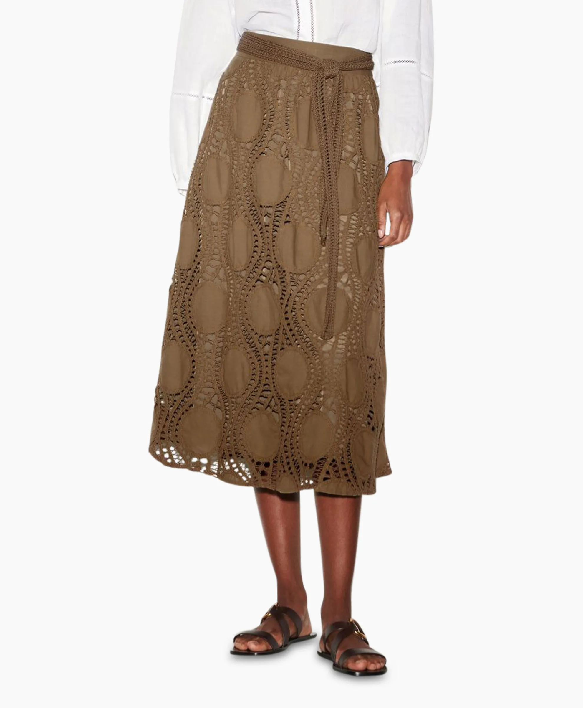 Luisa Cerano Midi Rok 598236/3619-0 Diversen