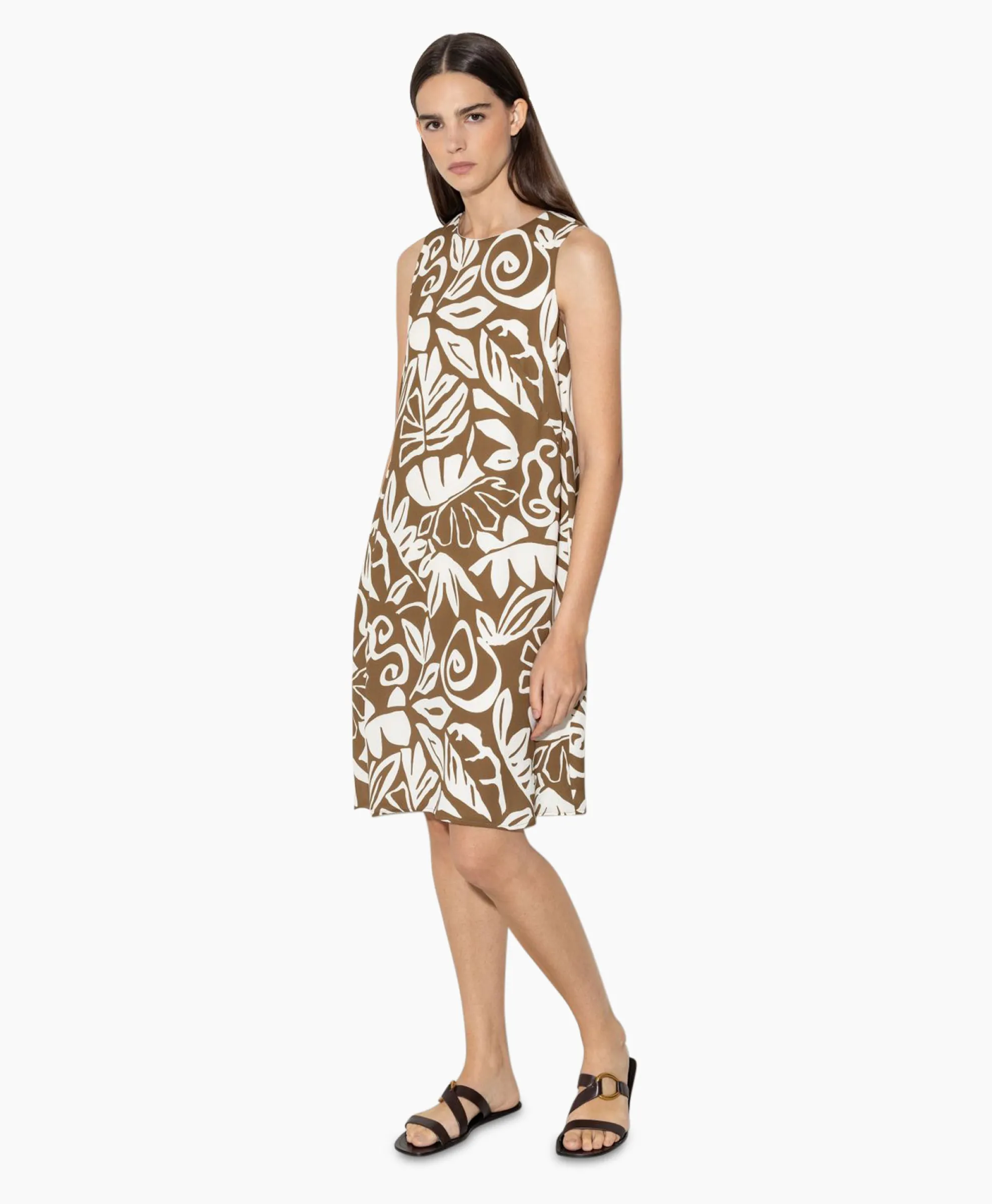 Luisa Cerano Mini Jurk 798496/3630-0 Bruin