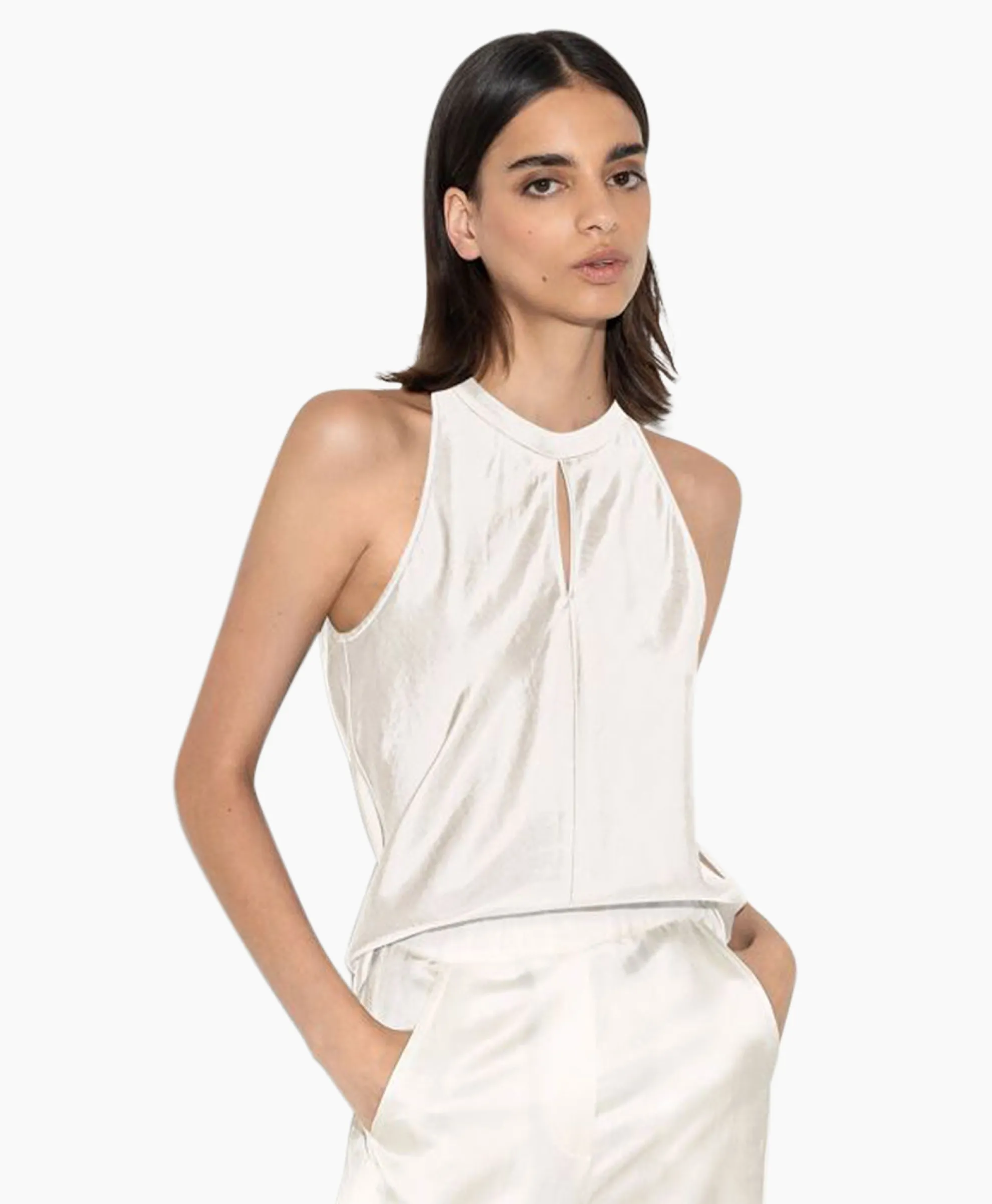 Luisa Cerano Top 298426/3596-0 Off White