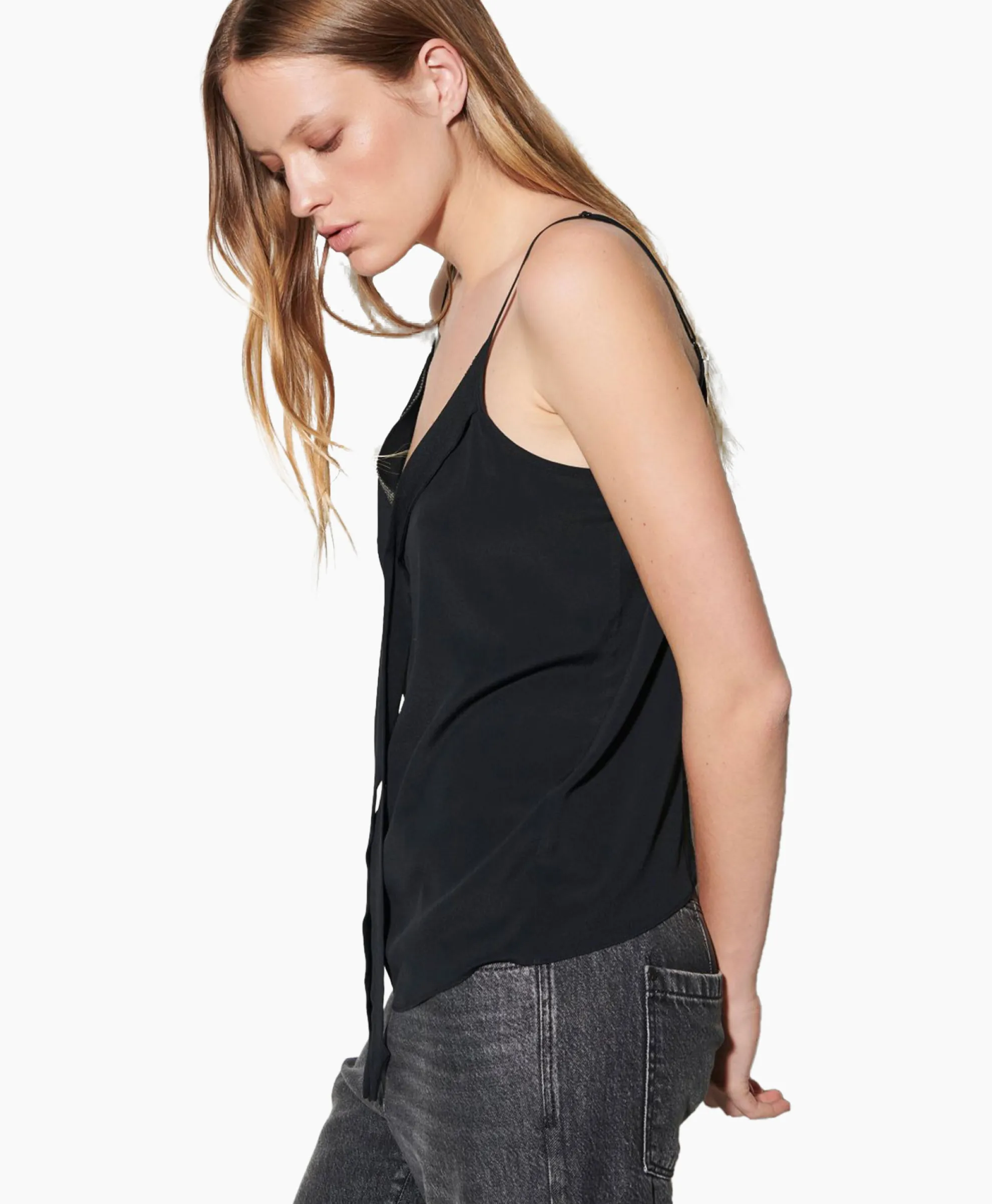 Luisa Cerano Top 398111/2179-0 Zwart Dessin