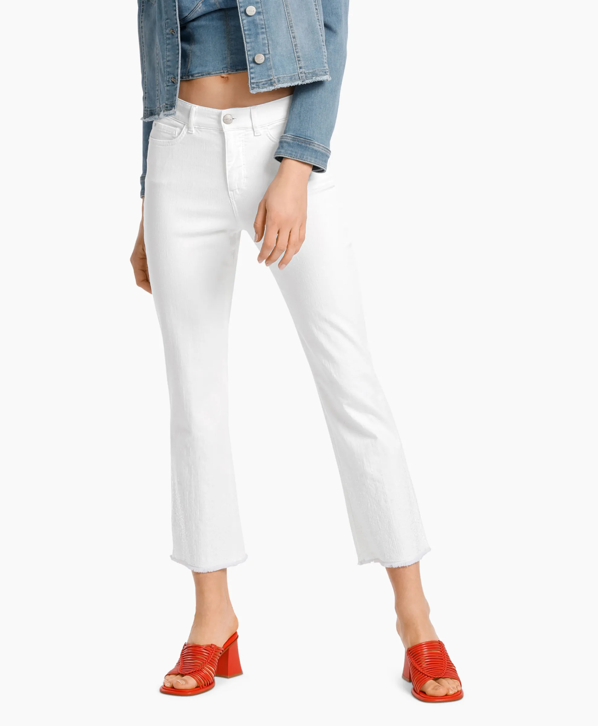 Marc Cain Pants Jeans Wp 82.10 D31 Wit