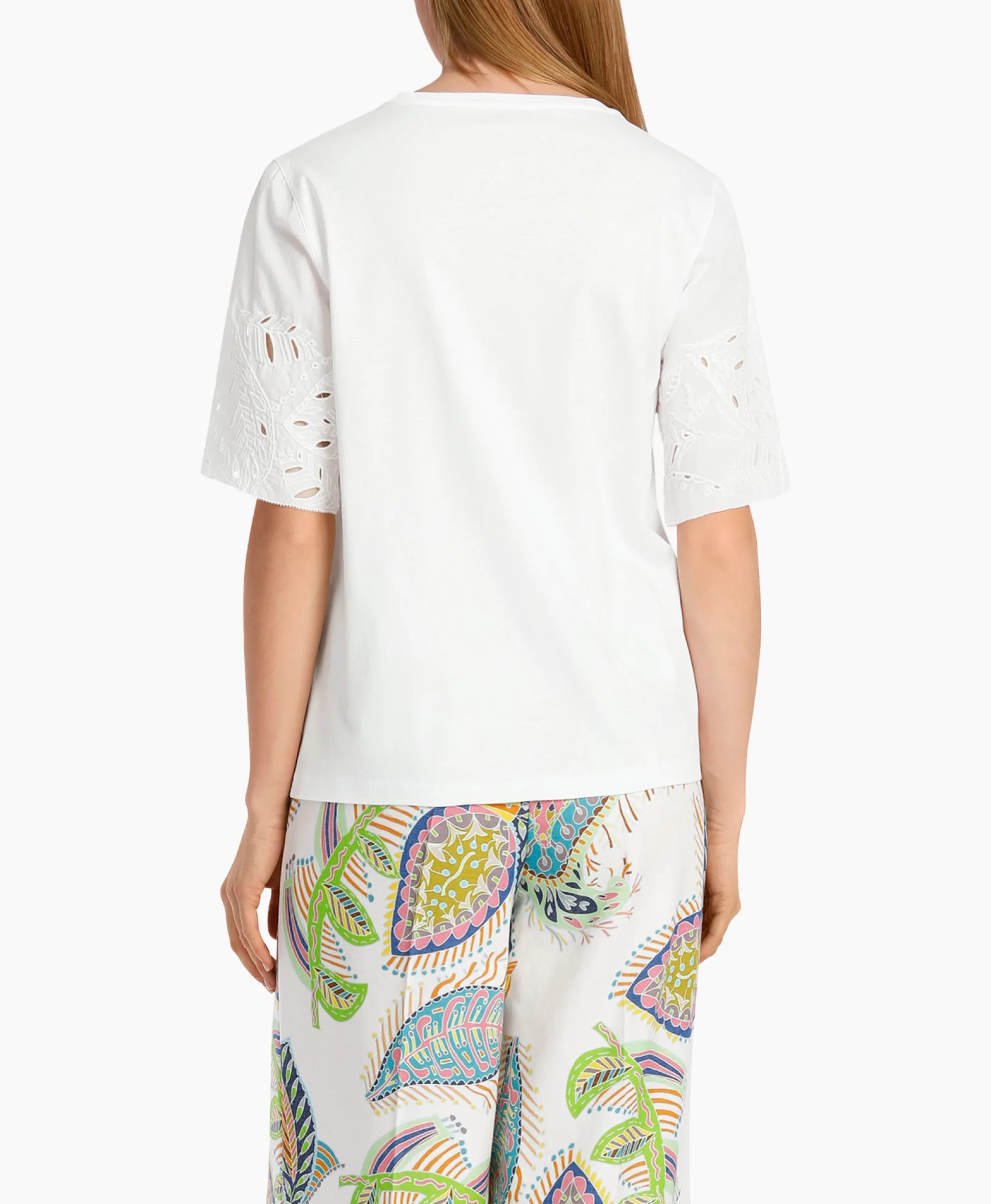 Marccain Collectie T-Shirt Wc 48.62 J81 Wit