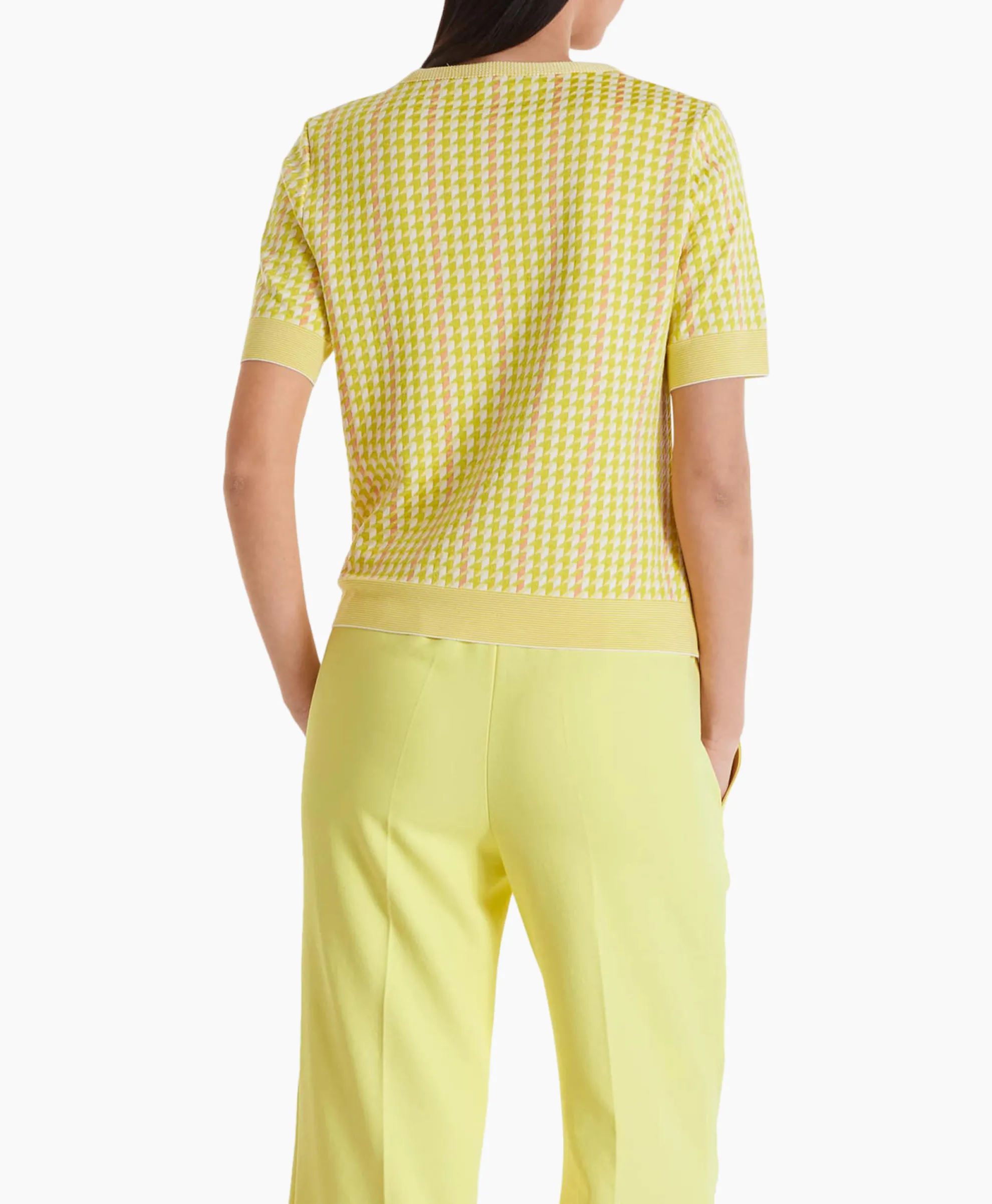 Marccain Collectie Pullover Wc 41.49 M33 Midden Geel