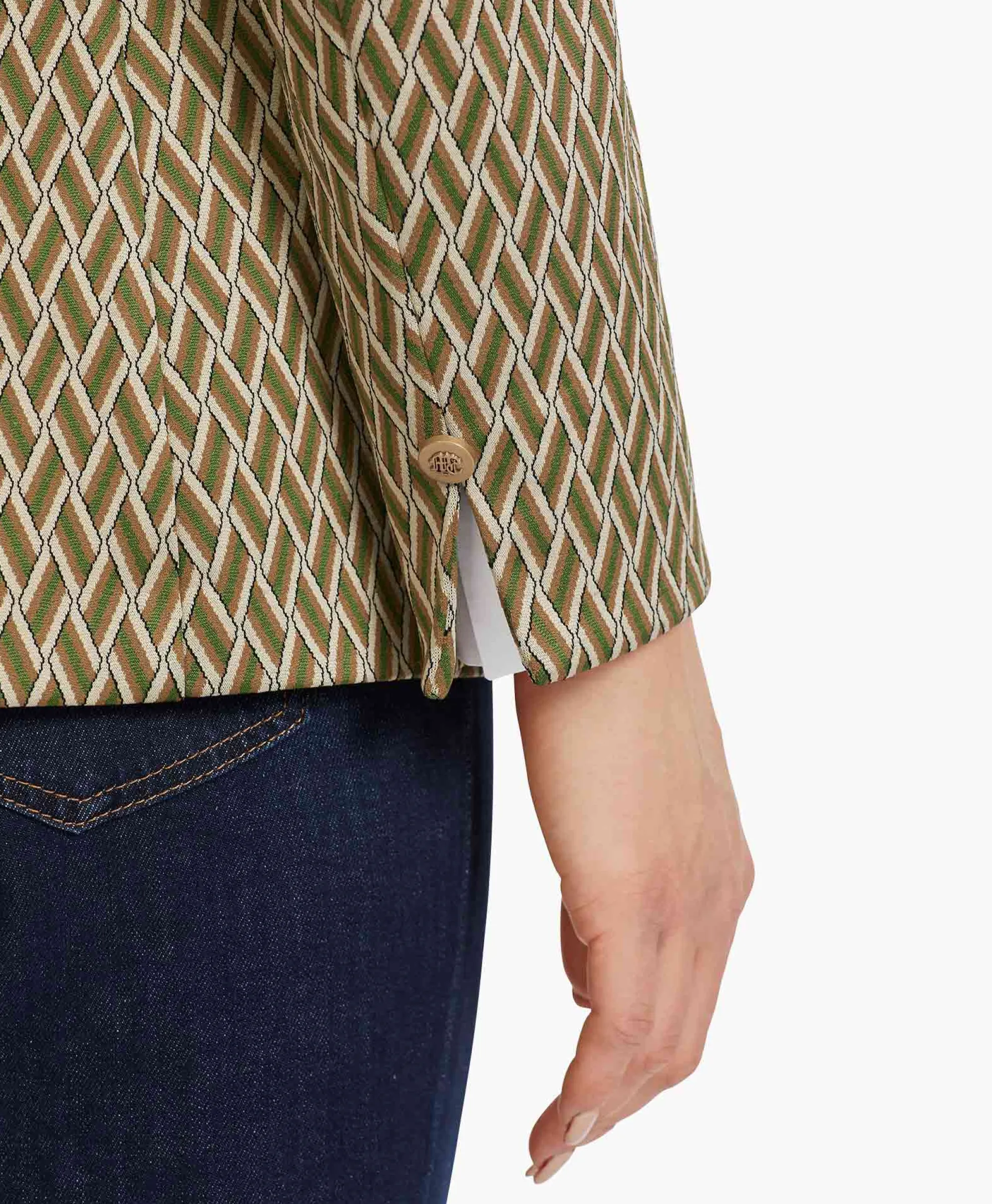 Marccain Collectie Blazer Vc 34.27 J60 Groen